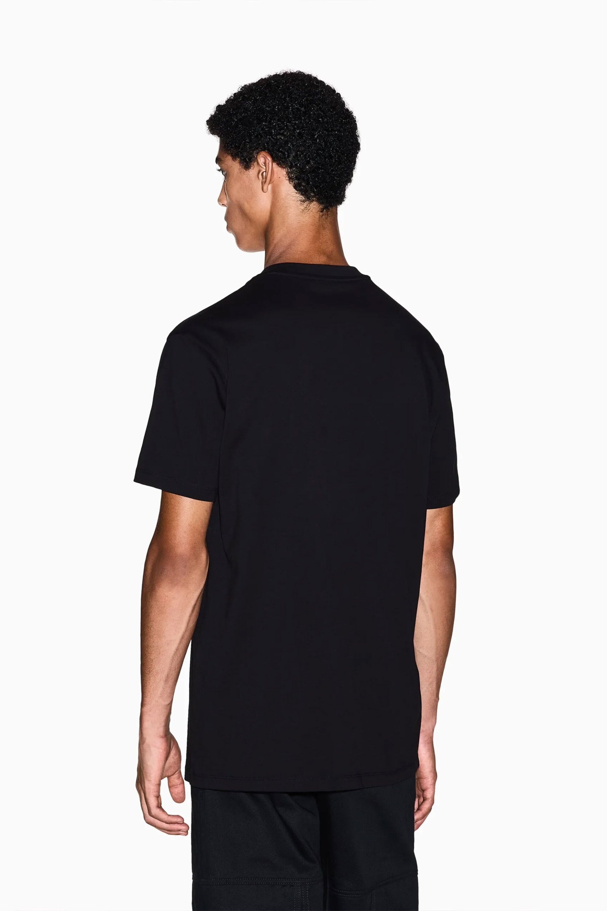 Armani Exchange Ανδρικό T-Shirt με Λογότυπο Regular Fit - Xm001281Af10361 Μαύρο