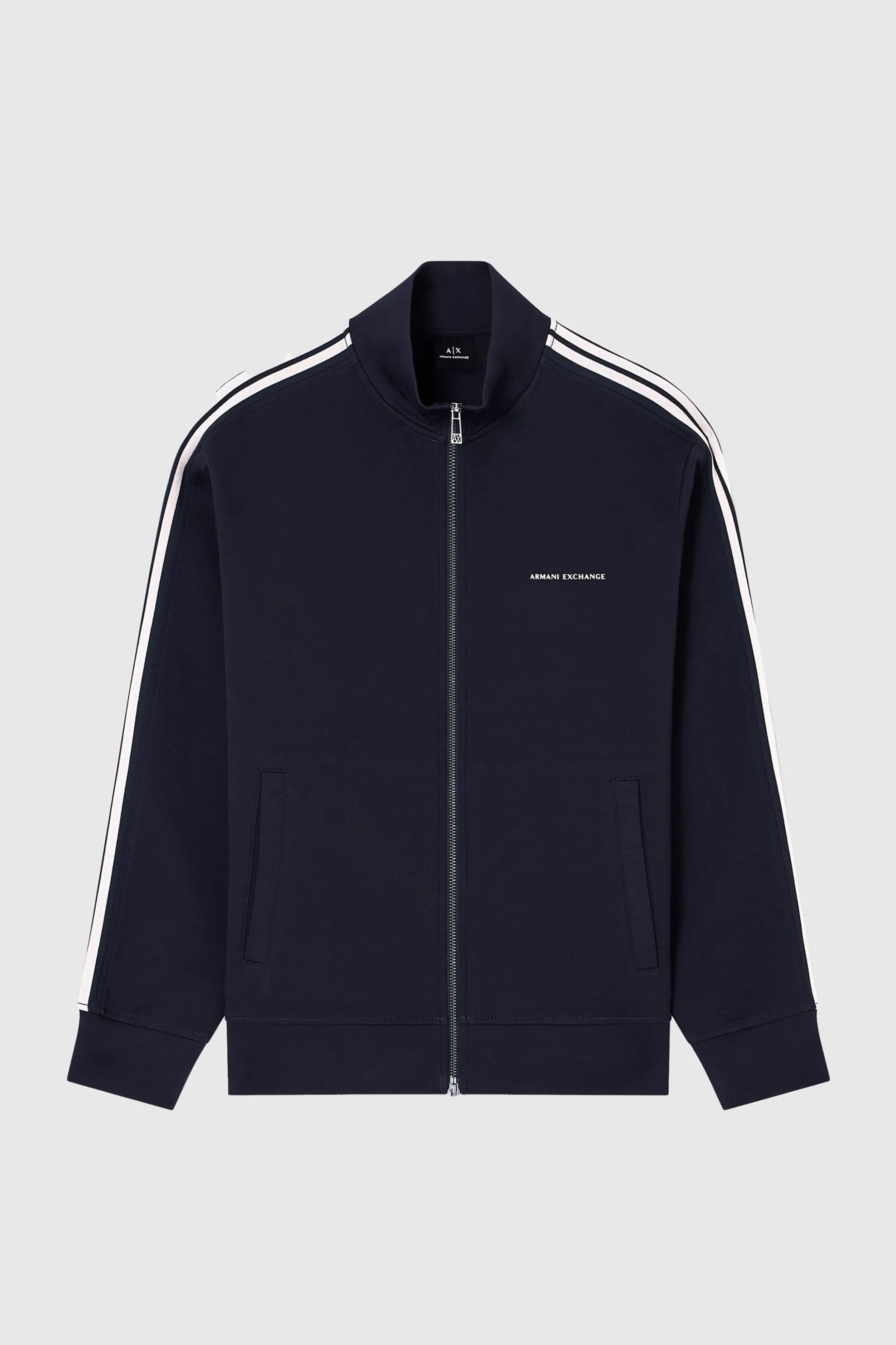 Armani Exchange ανδρική ζακέτα φούτερ με λογότυπο - XM001361AF10818 Σκούρο Μπλε