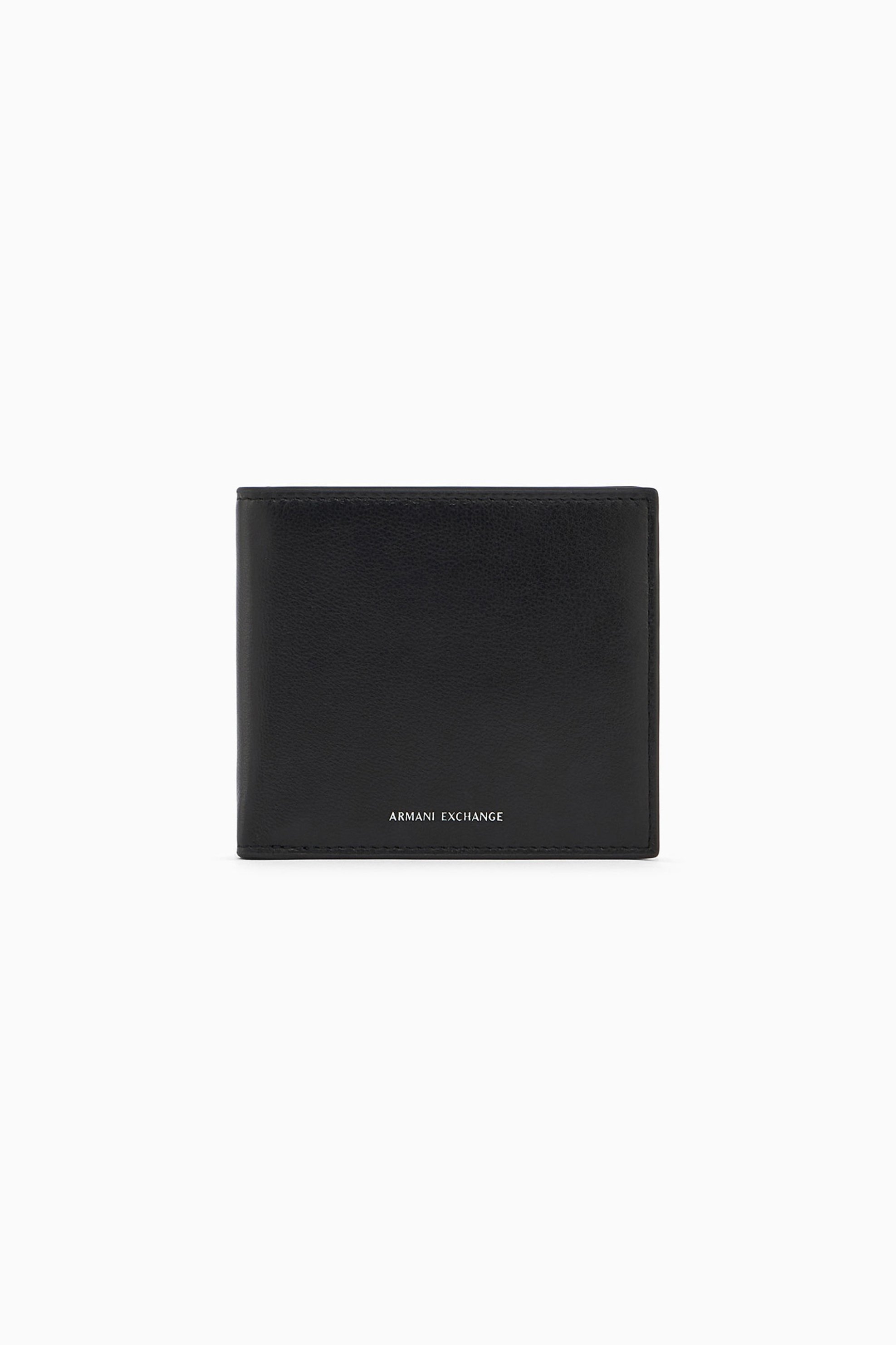 Armani Exchange ανδρικό πορτοφόλι με λογότυπο - XM000167AF22541 Μαύρο