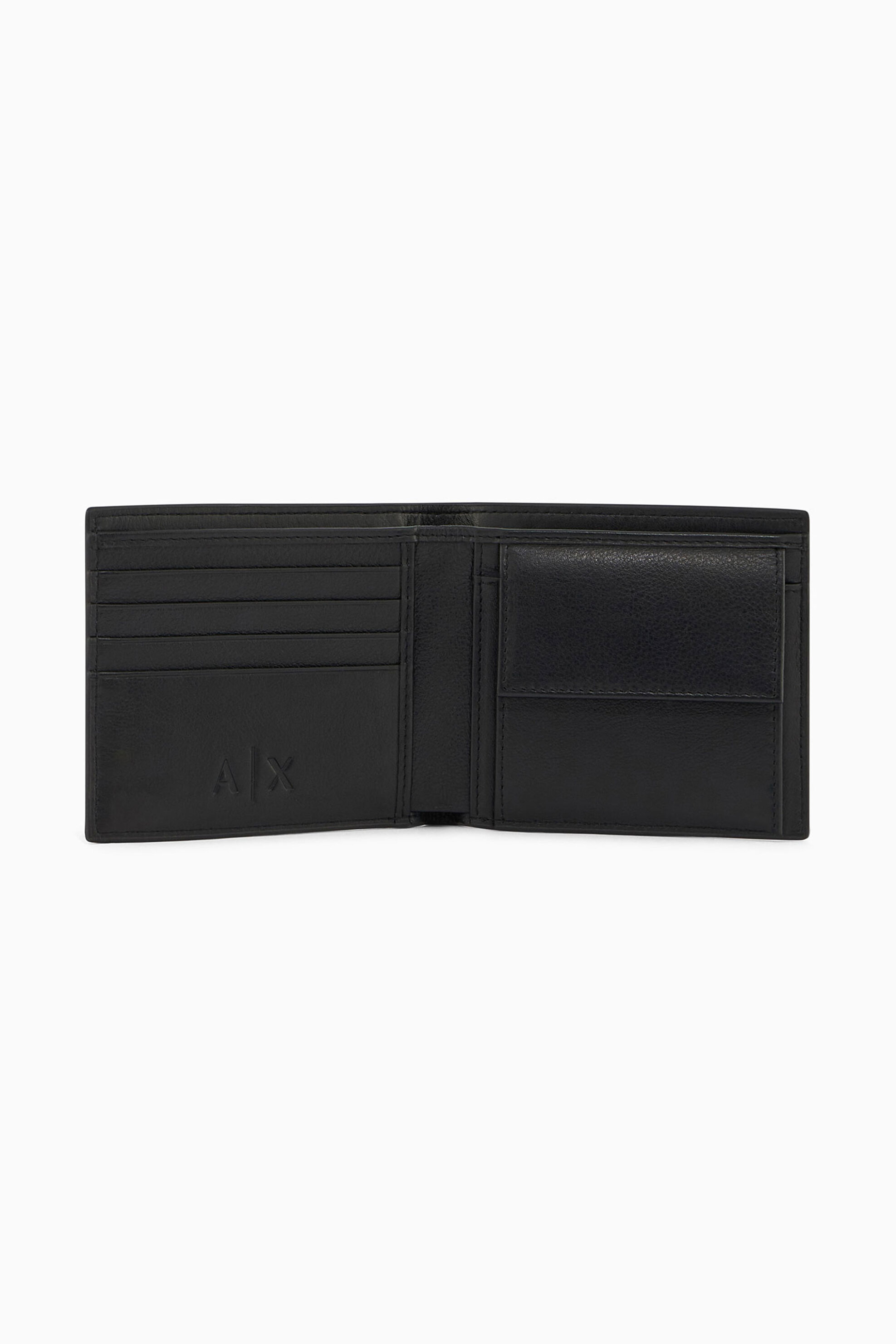Armani Exchange ανδρικό πορτοφόλι με λογότυπο - XM000167AF22541 Μαύρο φωτογραφία