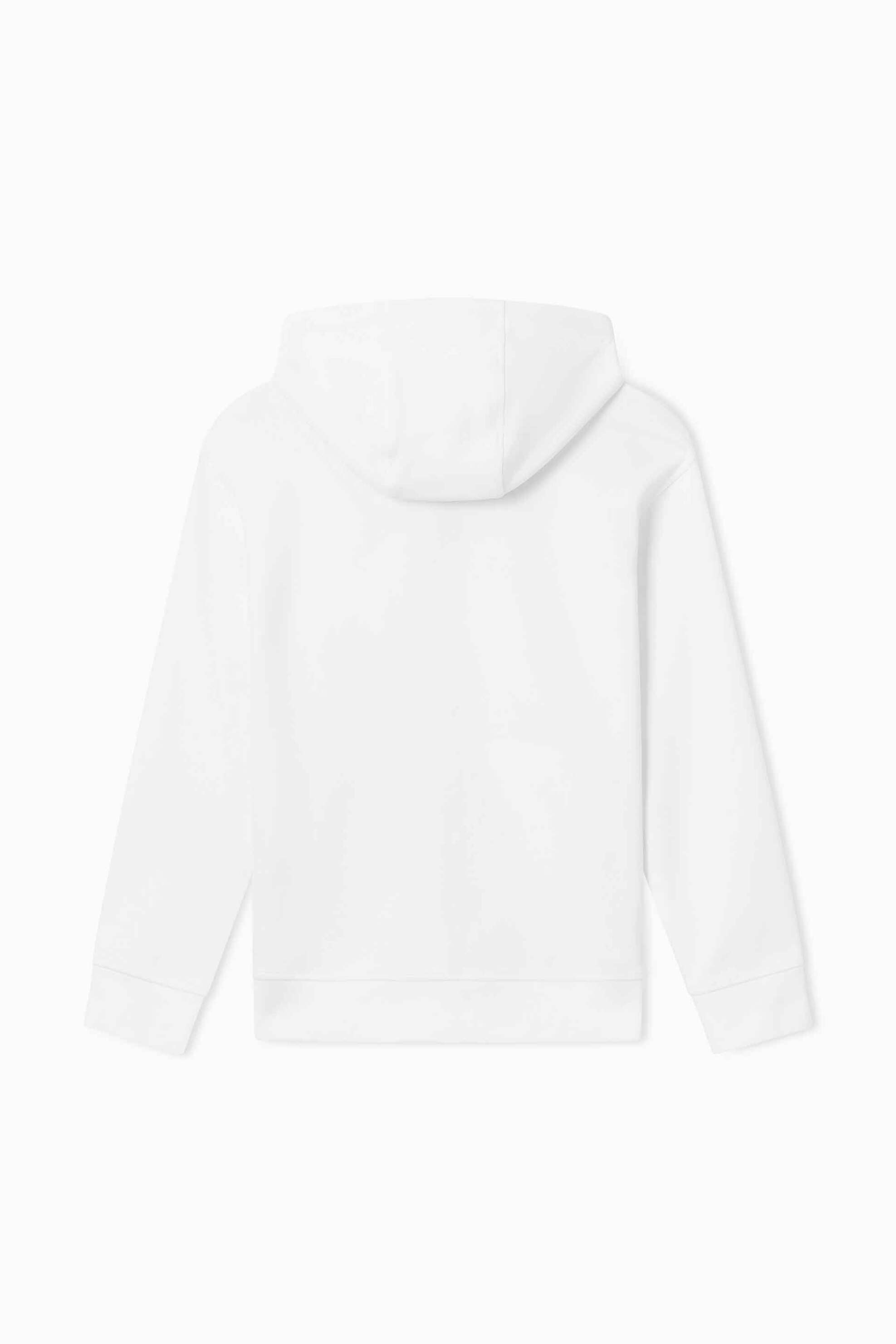 Armani Exchange Ανδρική Ζακέτα Φούτερ με Κουκούλα Και Λογότυπο Regular Fit - Xm002352Af21869 Κρέμ