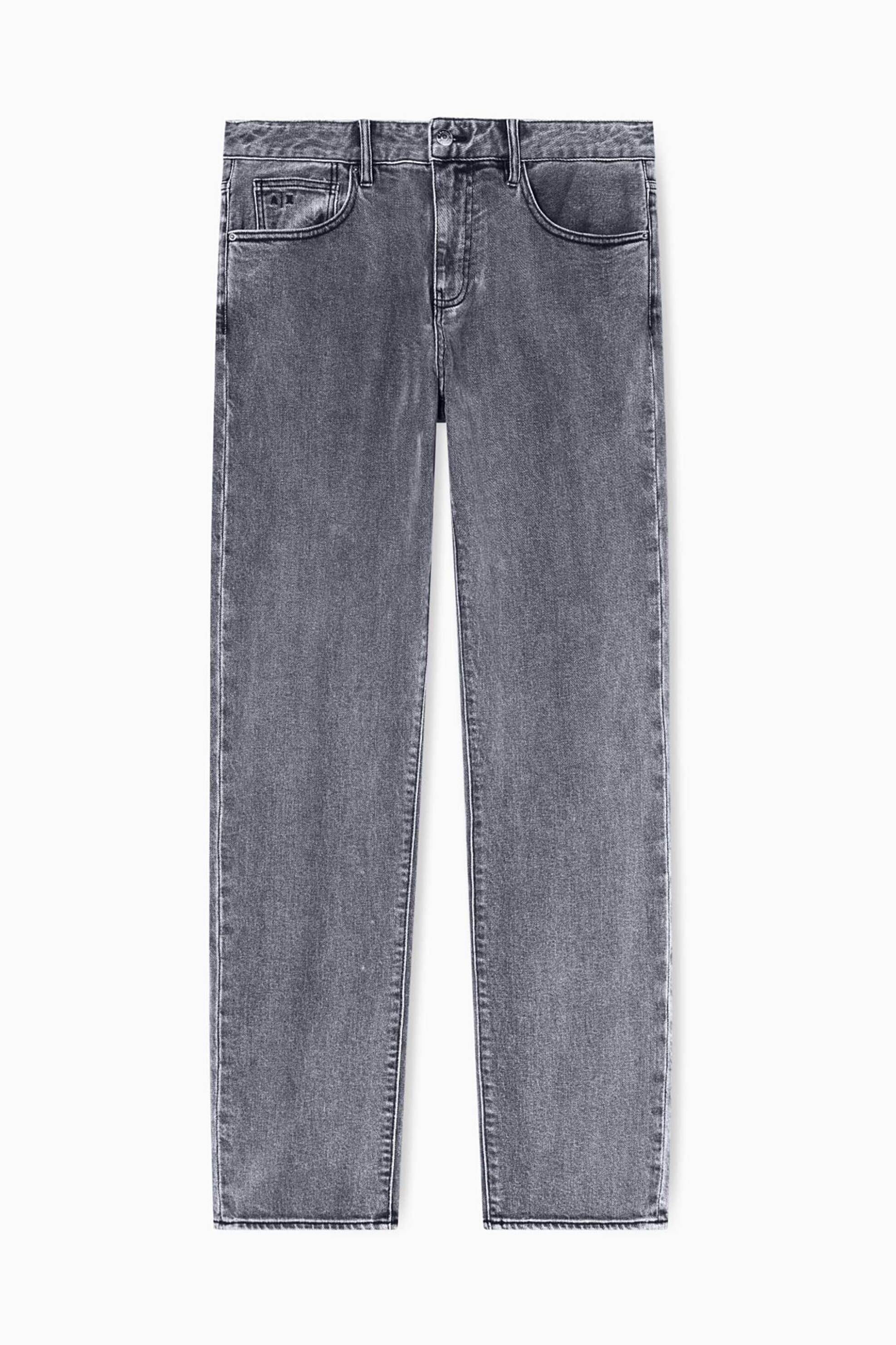 Armani Exchange Ανδρικό Τζιν Παντελόνι Πεντάτσεπο Slim Fit - Xm000049Af22558 Γκρι