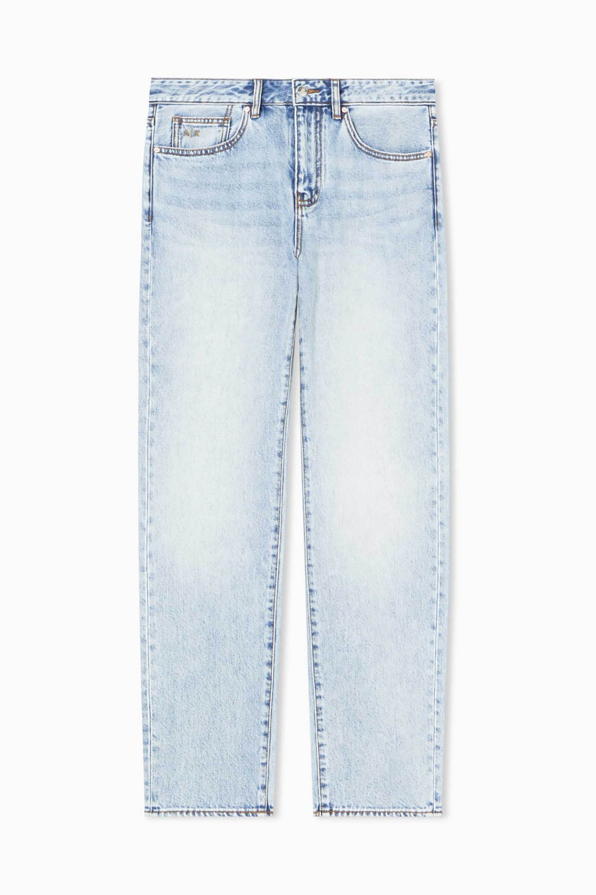 Armani Exchange Ανδρικό Τζιν Παντελόνι Πεντάτσεπο Skinny Fit - Xm000070Af24462 Denim Blue