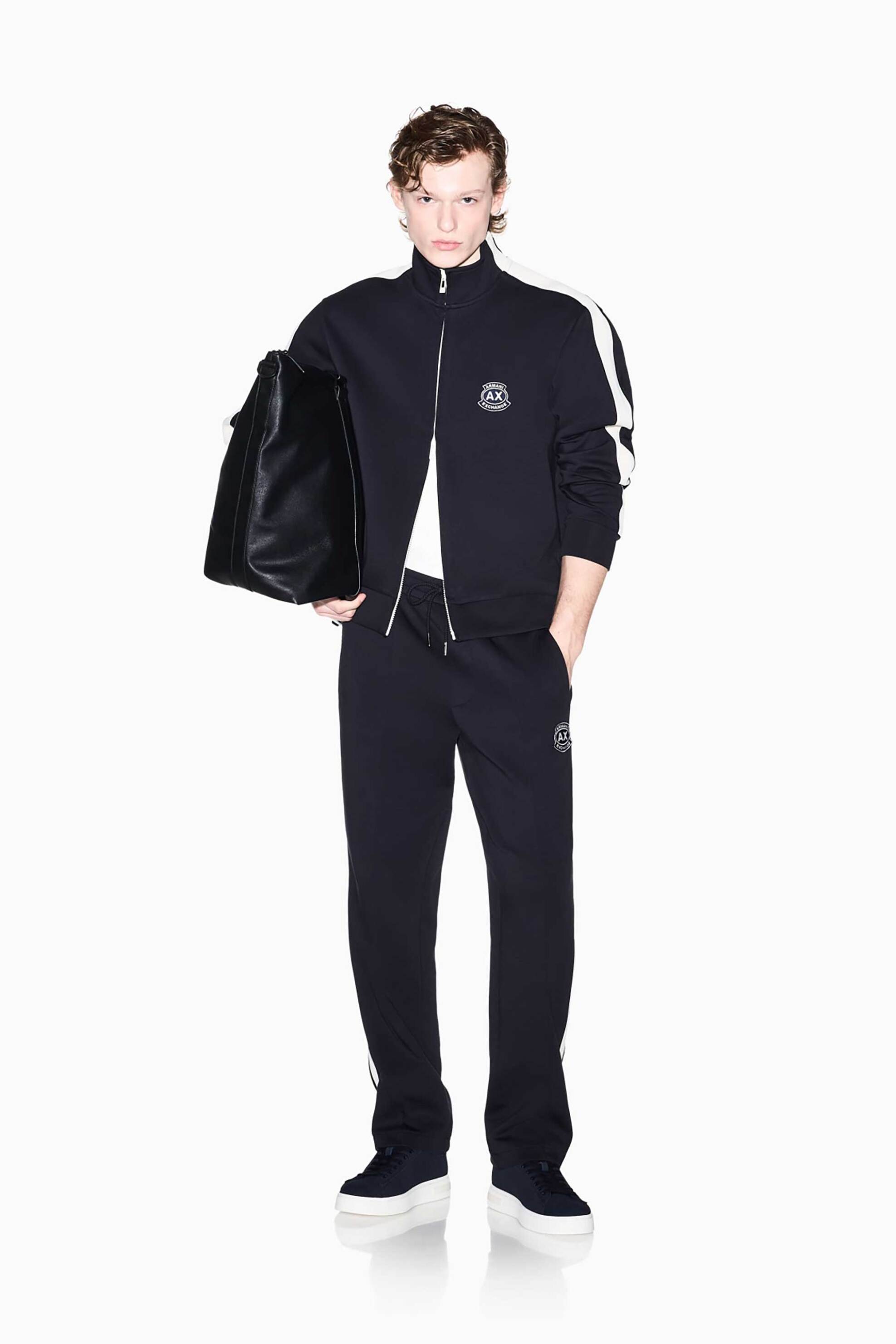 Armani Exchange ανδρικό παντελόνι φόρμας Regular Fit - XM002368AF13047 Σκούρο Μπλε