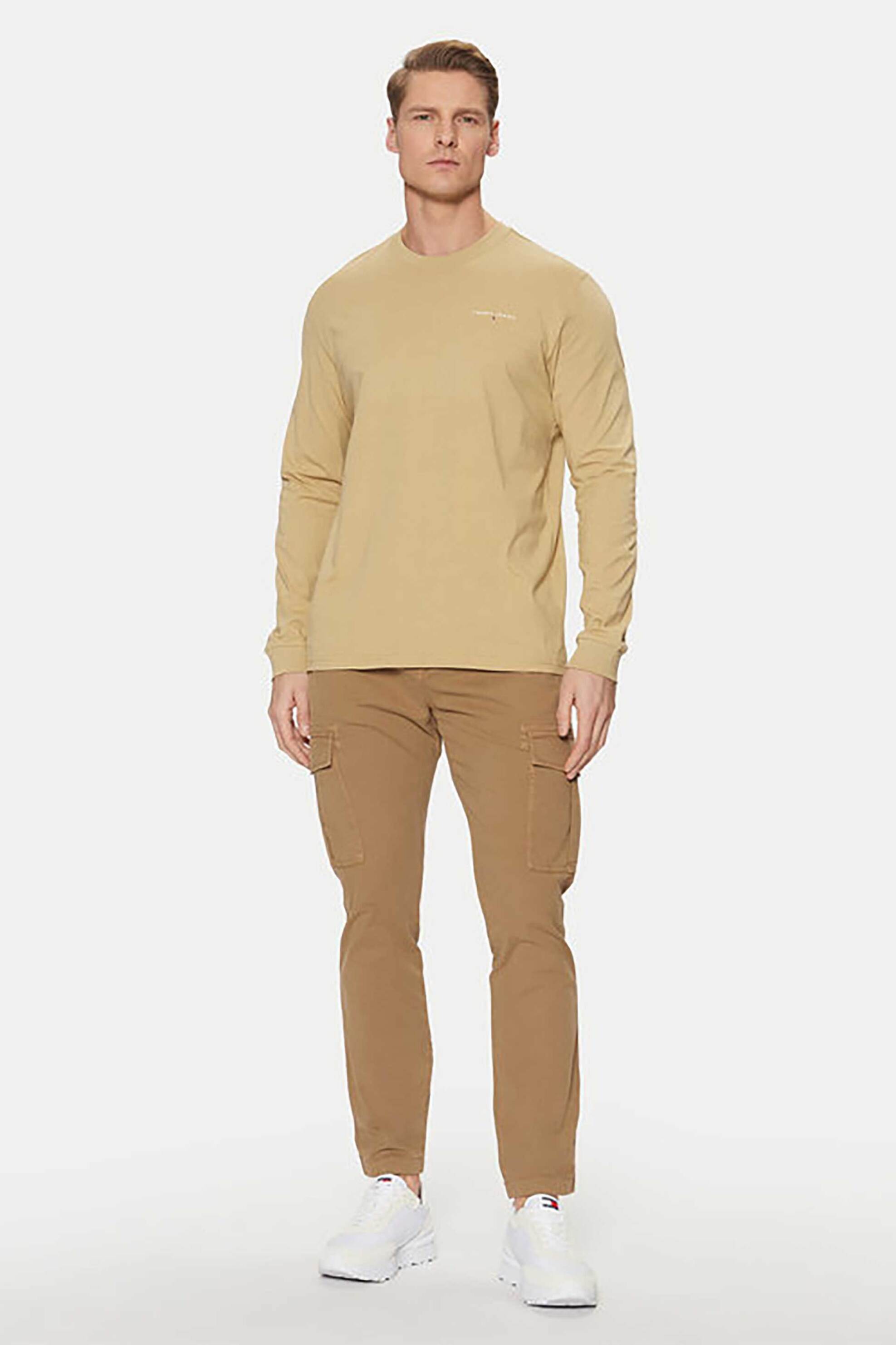 TOMMY JEANS Tommy Jeans ανδρικό παντελόνι cargo Regular Fit - DM0DM20281 Καφέ
