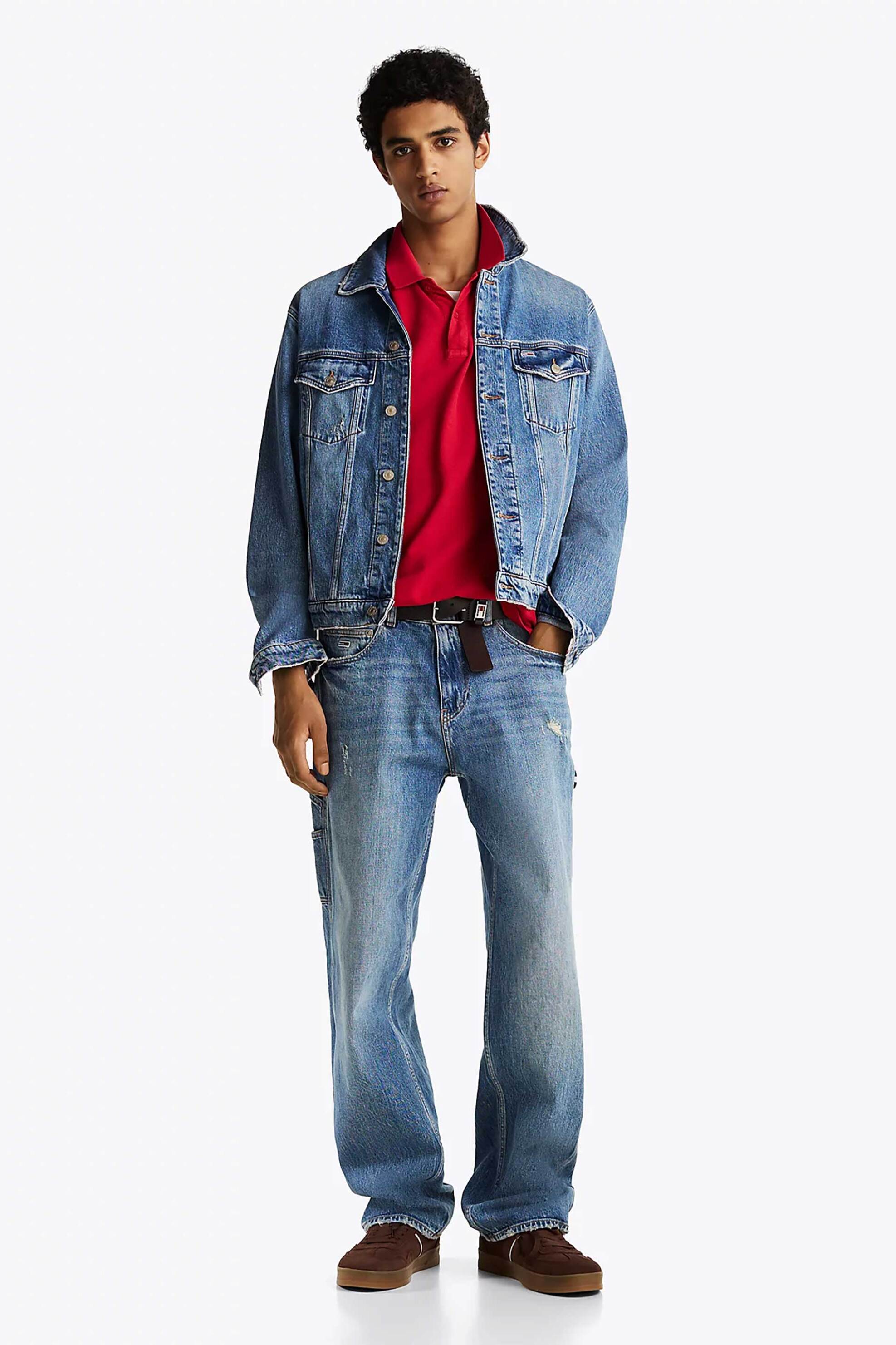 Tommy Jeans ανδρικό denim jacket - DM0DM21098 Denim Blue φωτογραφία