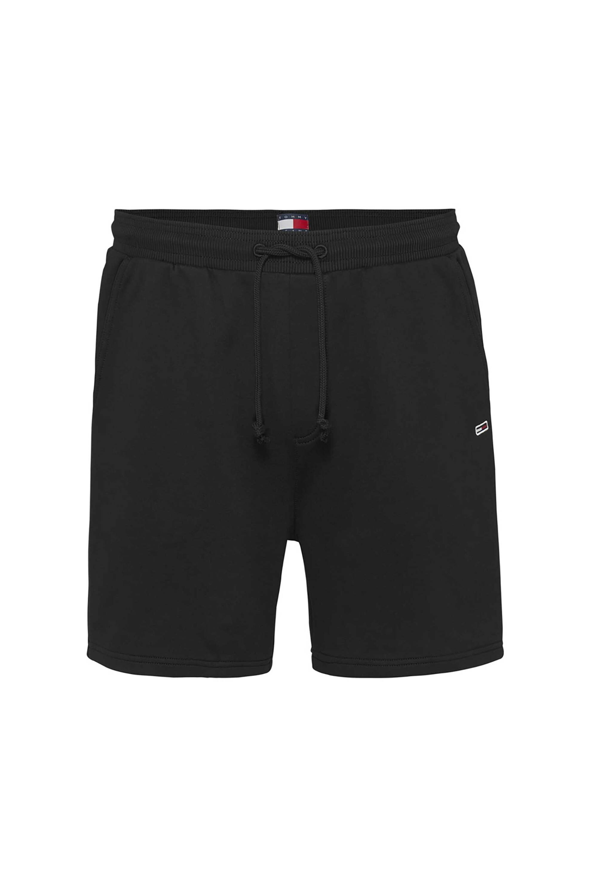 Tommy Jeans ανδρικό σορτς μονόχρωμο - DM0DM21369 Μαύρο