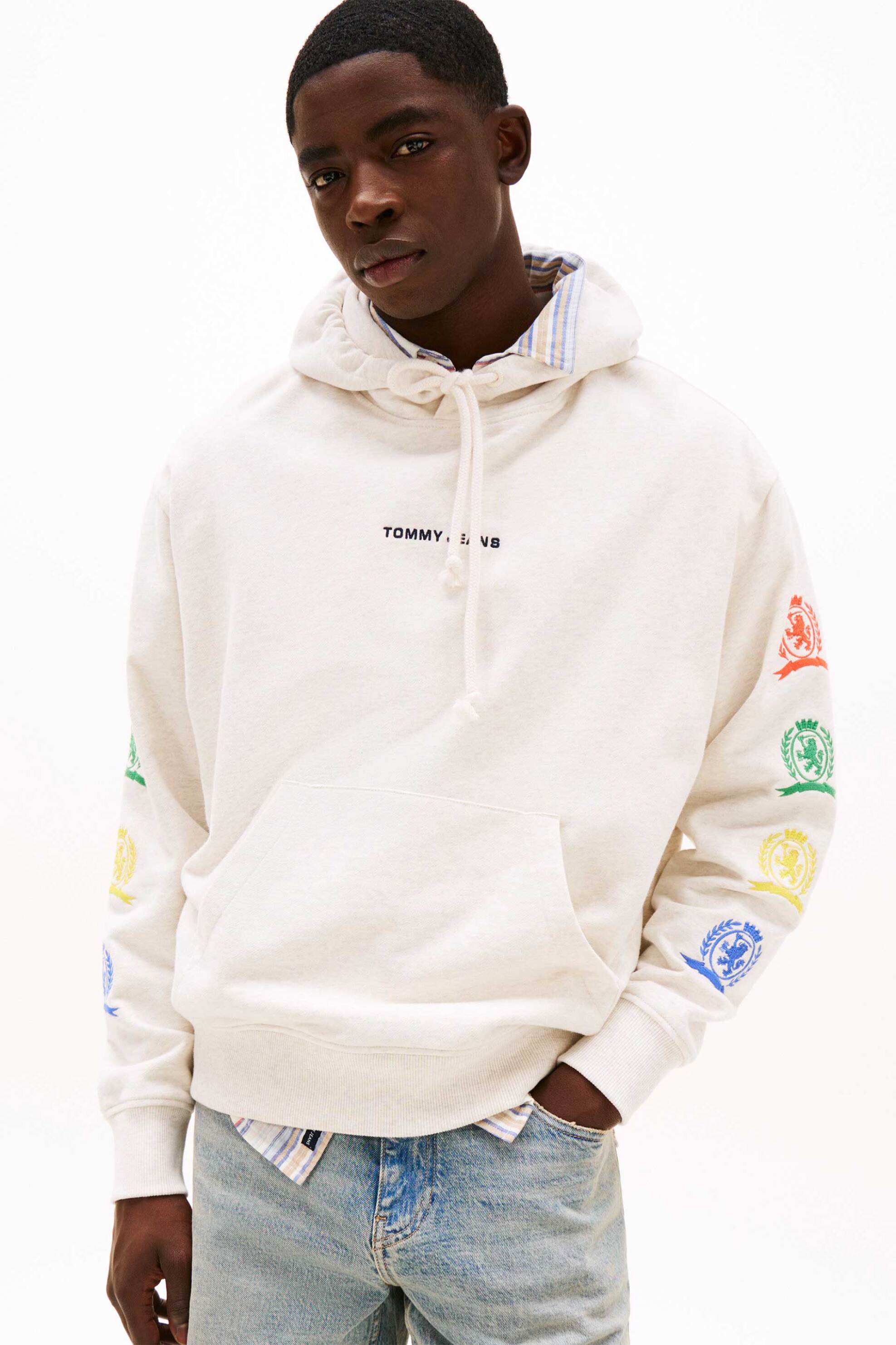 Ανδρικά φούτερ & hoodies σε κρεμ