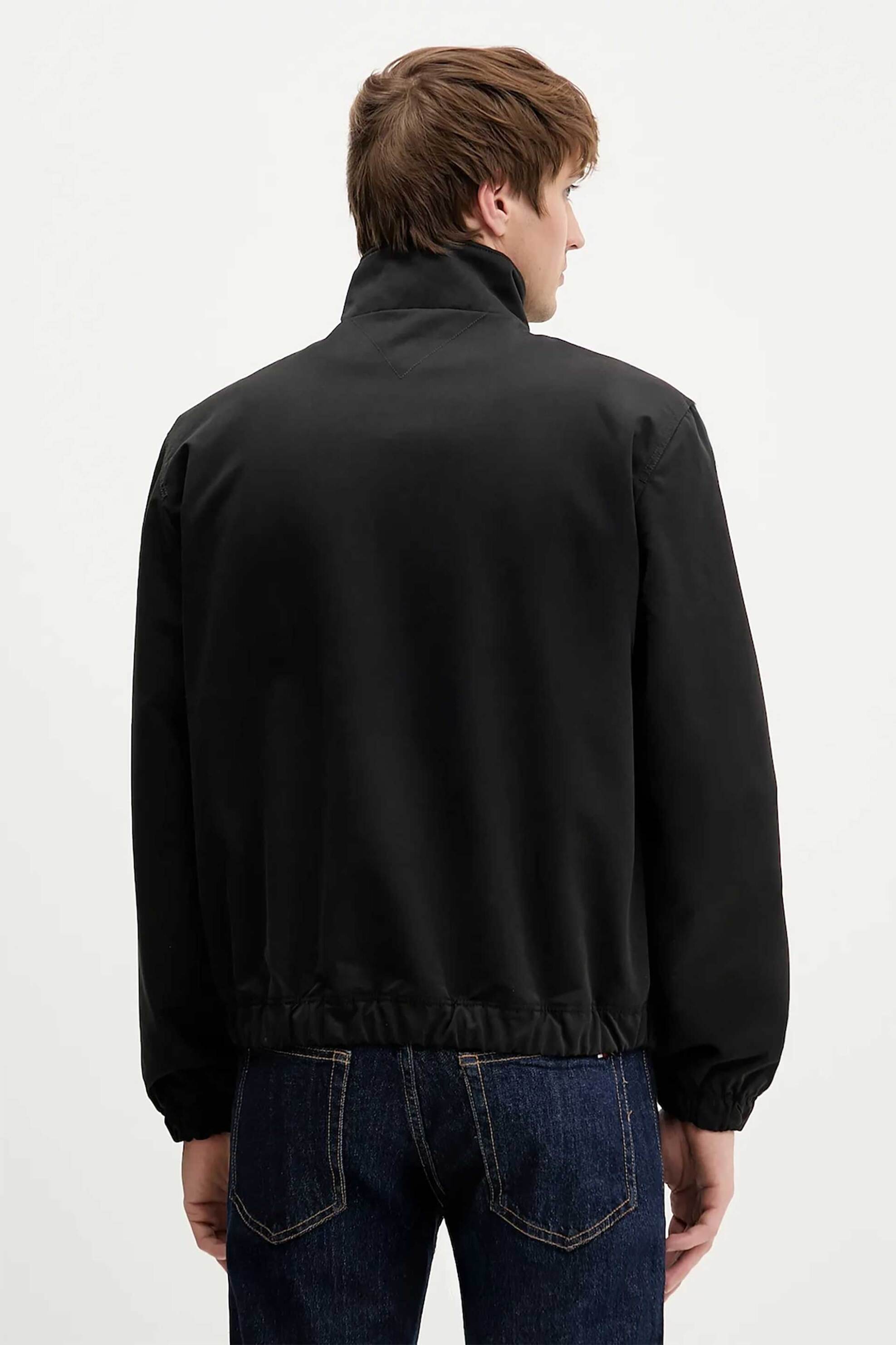 Tommy Jeans Ανδρικό Μπουφάν με Λογότυπο Regular Fit - Dm0Dm22720 Μαύρο