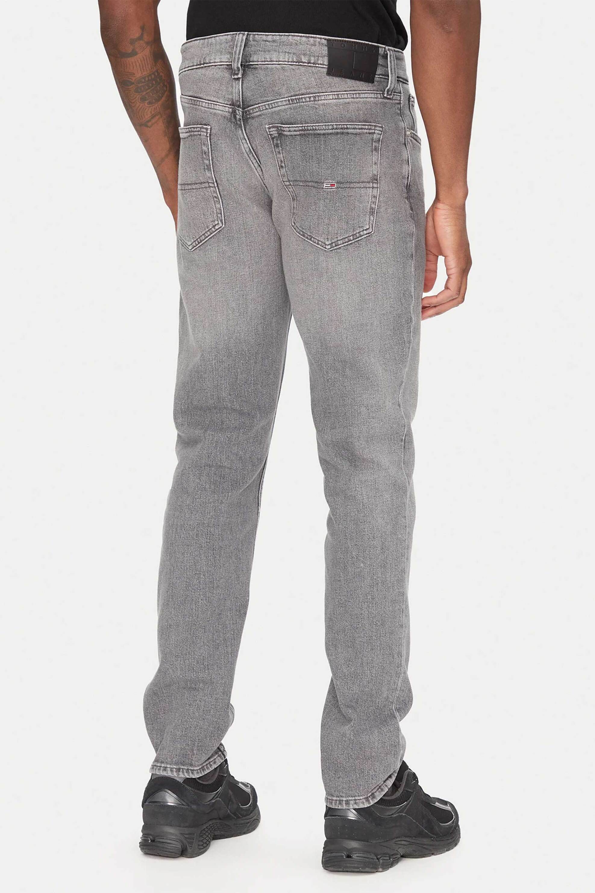 Tommy Jeans Ανδρικό Τζιν Παντελόνι Πεντάτσεπο Slim Fit - Dm0Dm21379 Ανθρακί