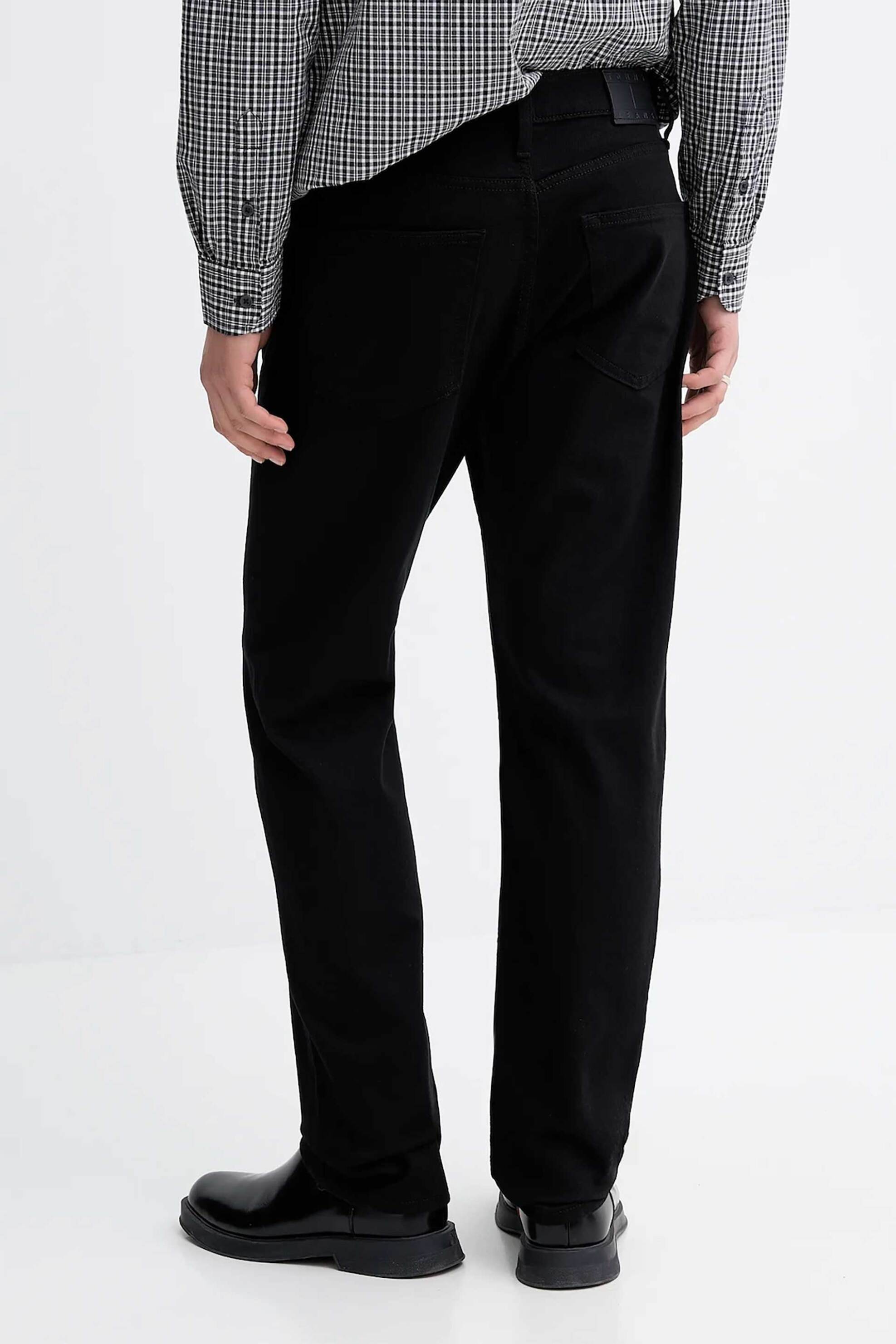 Tommy Jeans Ανδρικό Τζιν Παντελόνι Πεντάτσεπο Slim Fit - Dm0Dm22573 Μαύρο