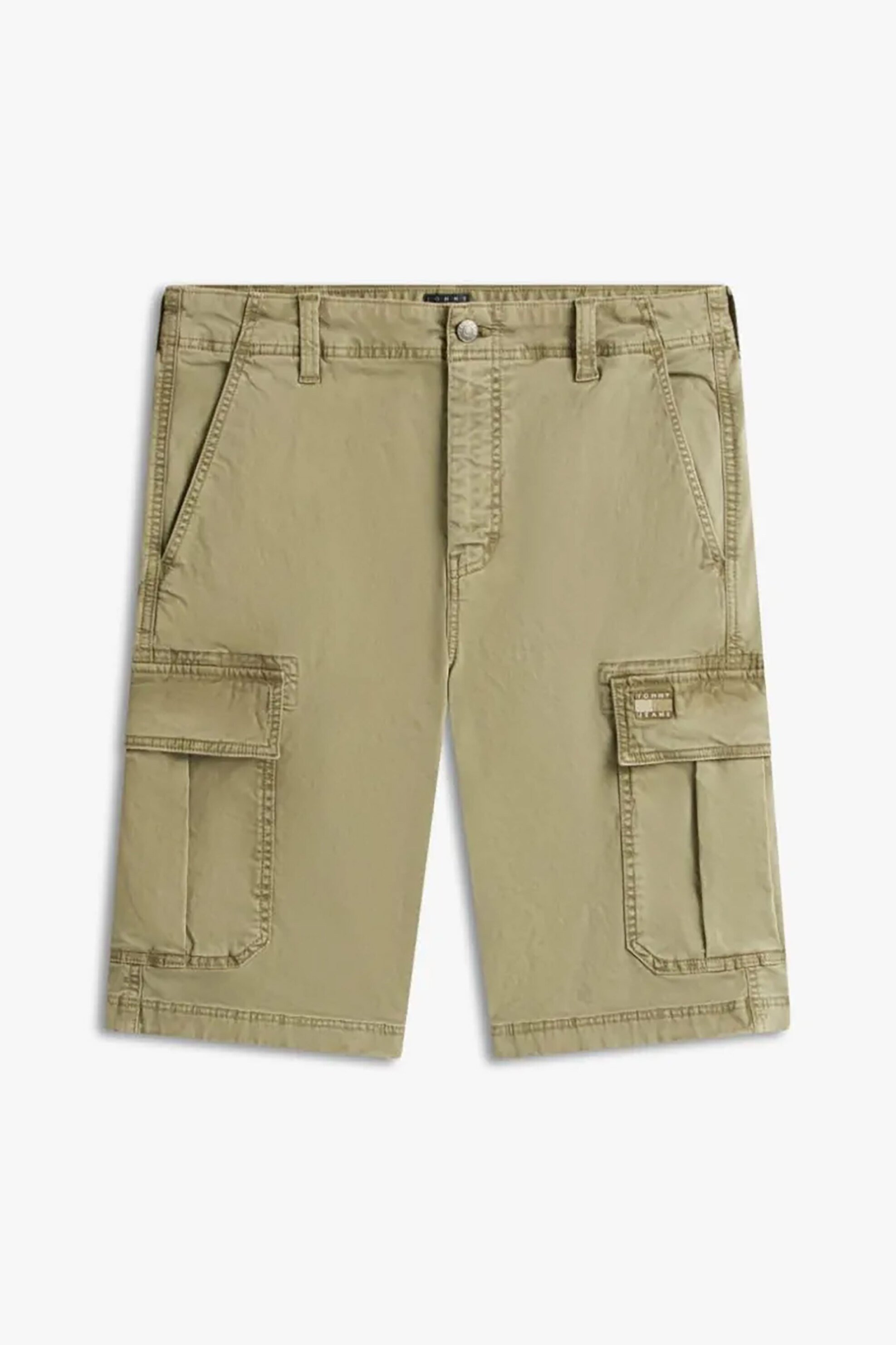 Tommy Jeans Ανδρική Βερμούδα Cargo Regular Fit Otis - Dm0Dm22831 Πράσινο Μέντας