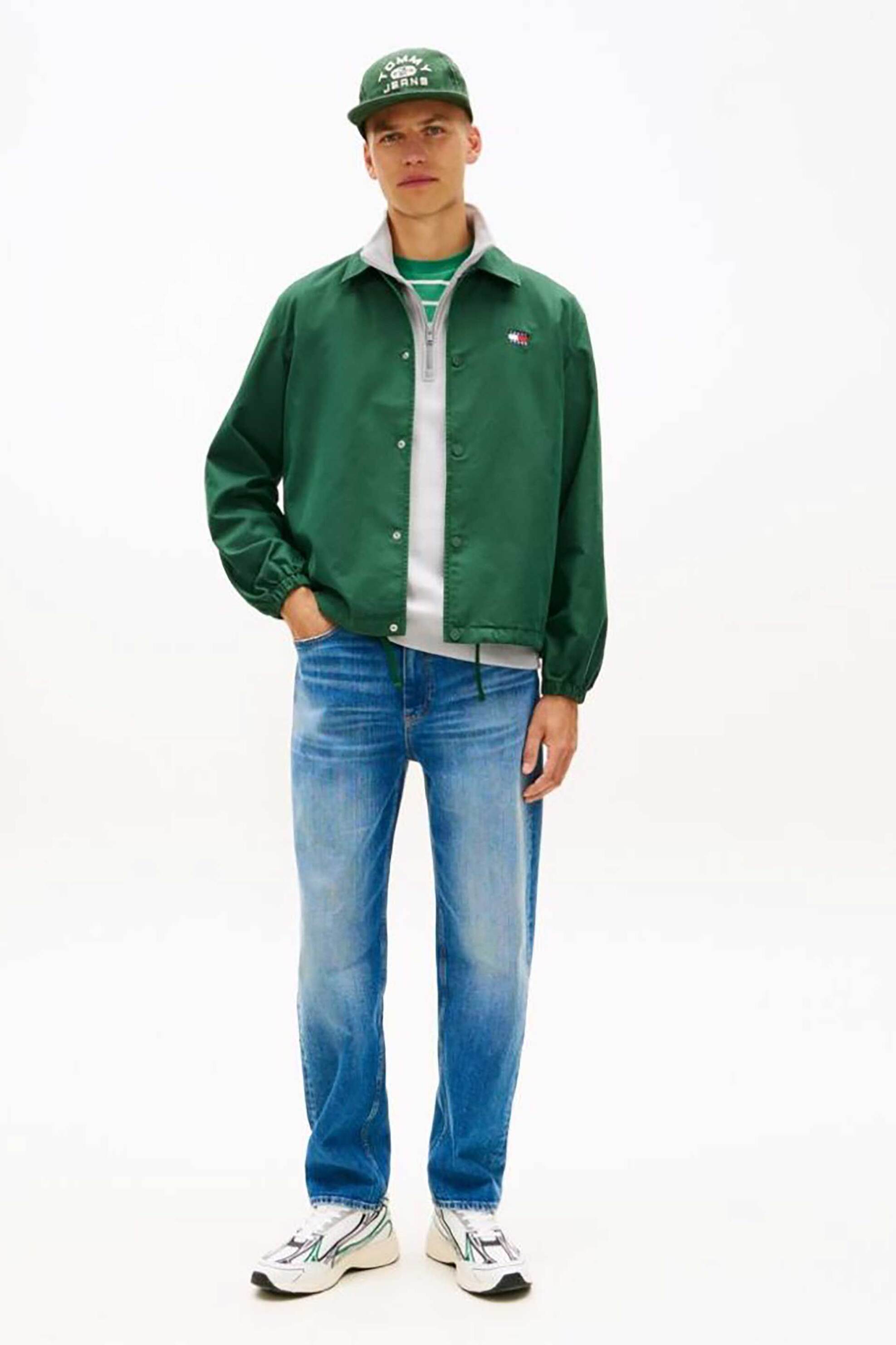 Tommy Jeans ανδρικό τζιν παντελόνι Tapered Fit "Sonny" - DM0DM22927 Denim Blue