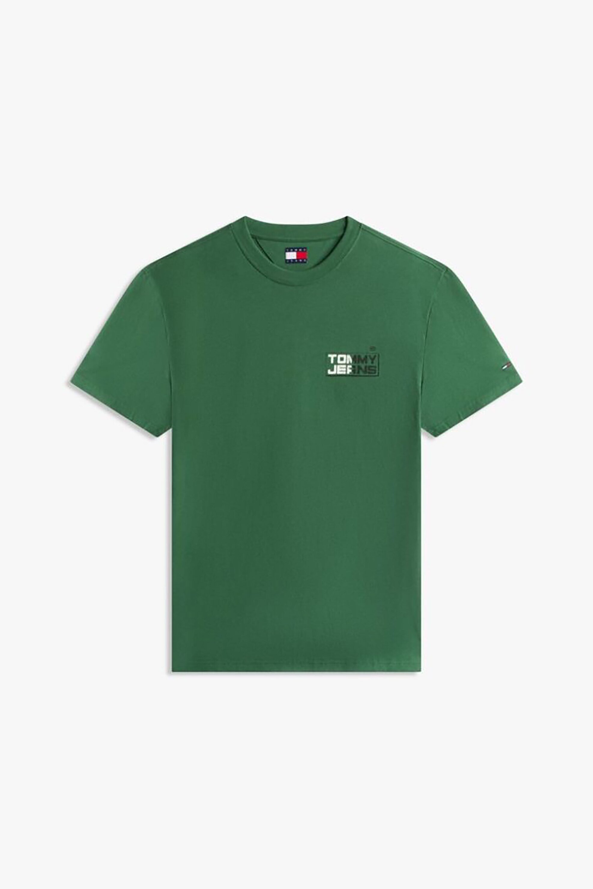 Tommy Jeans Ανδρικό T-Shirt με Logo Print Relaxed Fit - Dm0Dm22536 Κυπαρισσί