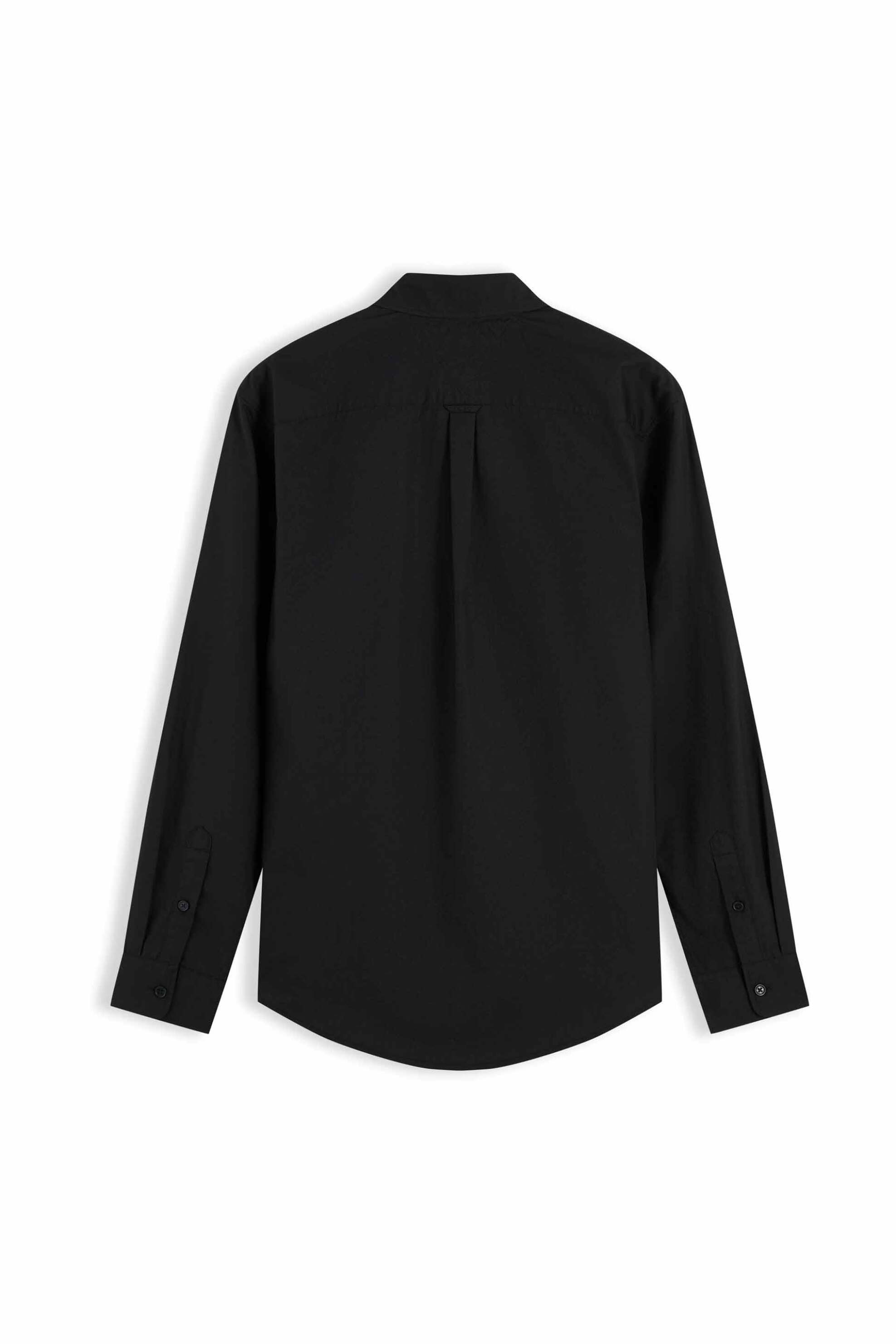 Tommy Jeans Ανδρικό Πουκάμισο Poplin με Κεντημένο Λογότυπο Regular Fit - Dm0Dm22026 Μαύρο
