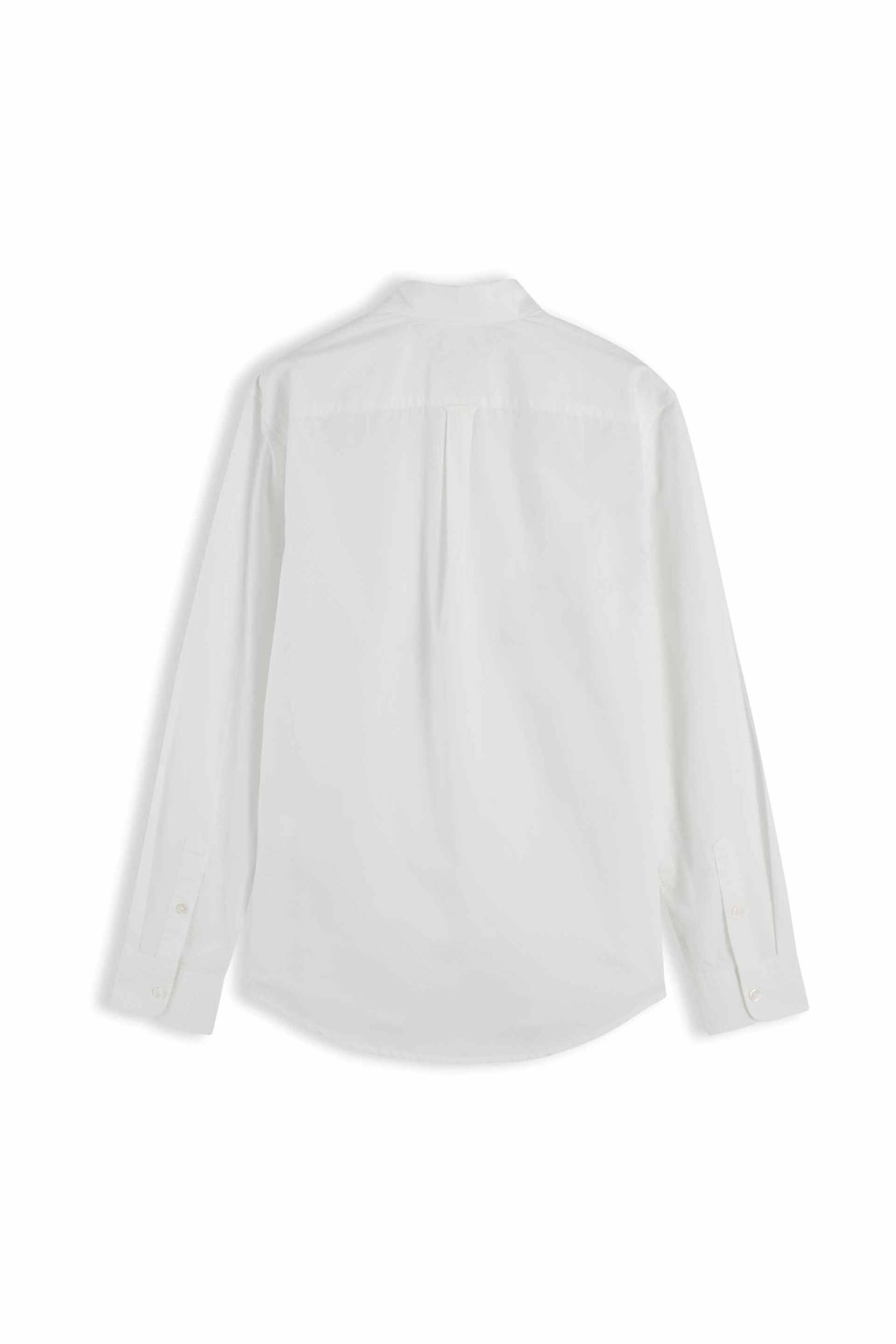 Tommy Jeans Ανδρικό Πουκάμισο Poplin με Κεντημένο Λογότυπο Regular Fit - Dm0Dm22026 Λευκό
