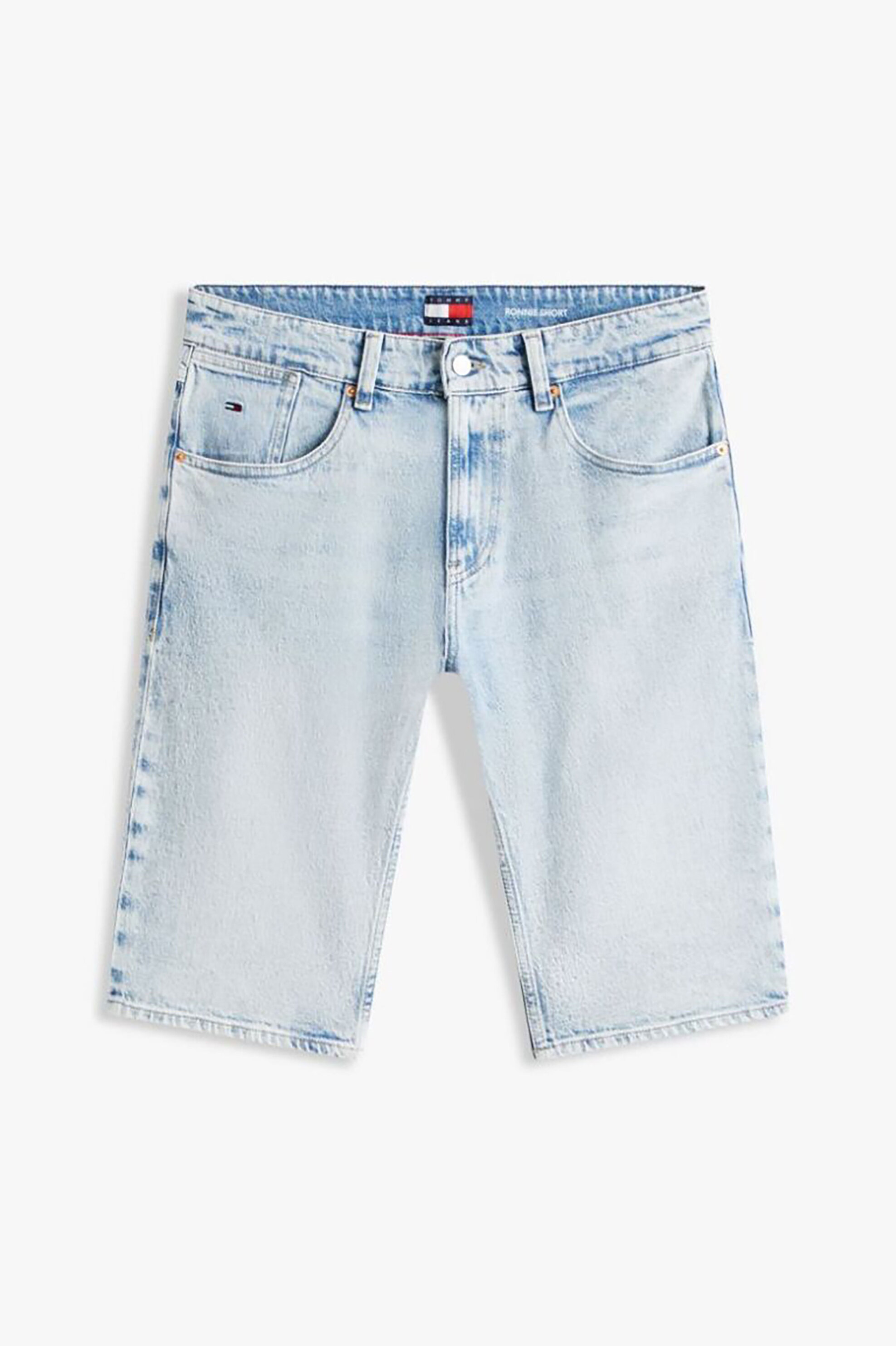 Tommy Jeans Ανδρική Βερμούδα Denim Slim Fit Ronnie - Dm0Dm22978 Blue Ανοιχτό