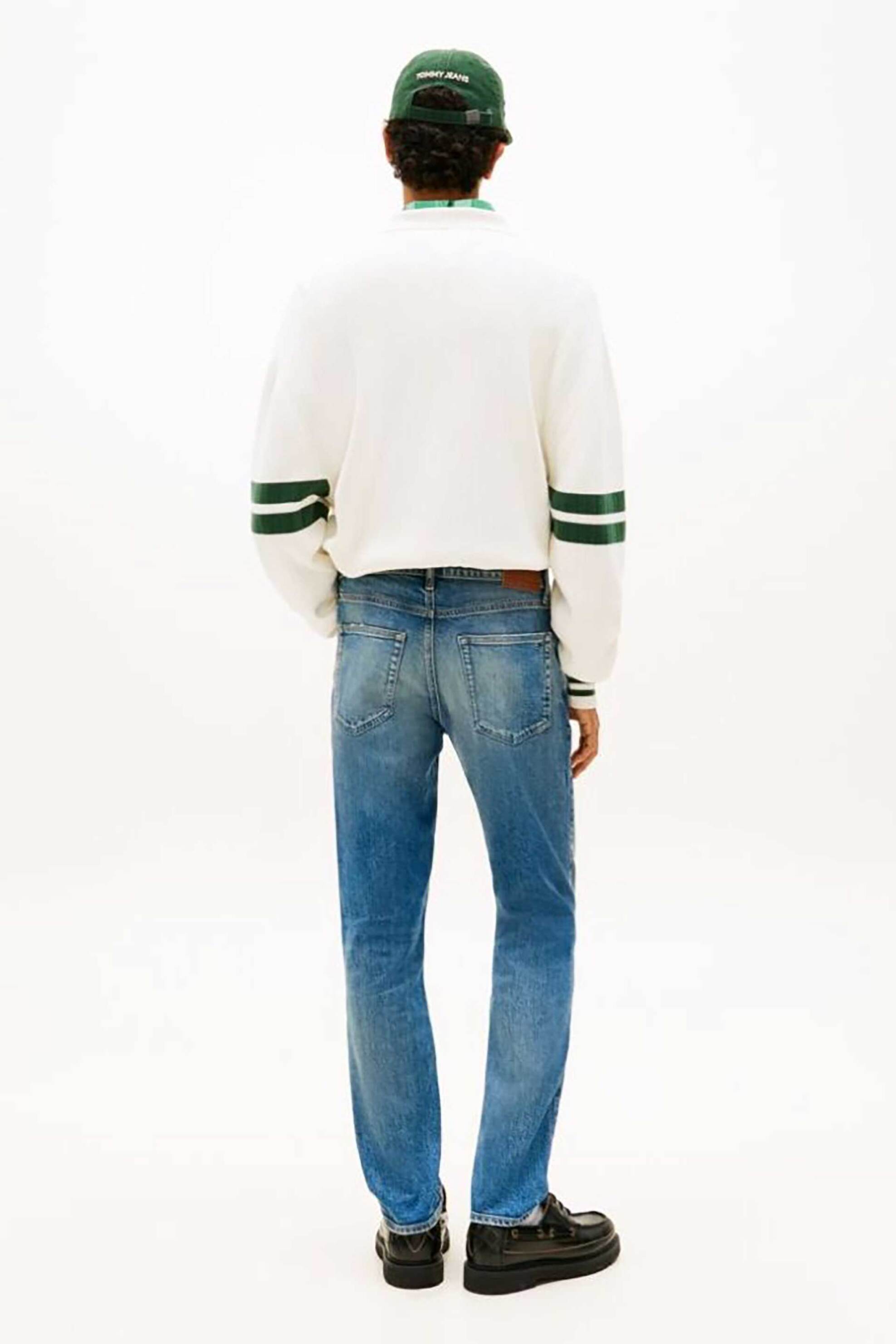 Tommy Jeans Ανδρικό Τζιν Παντελόνι Slim Fit Scanton - Dm0Dm22966 Denim Blue