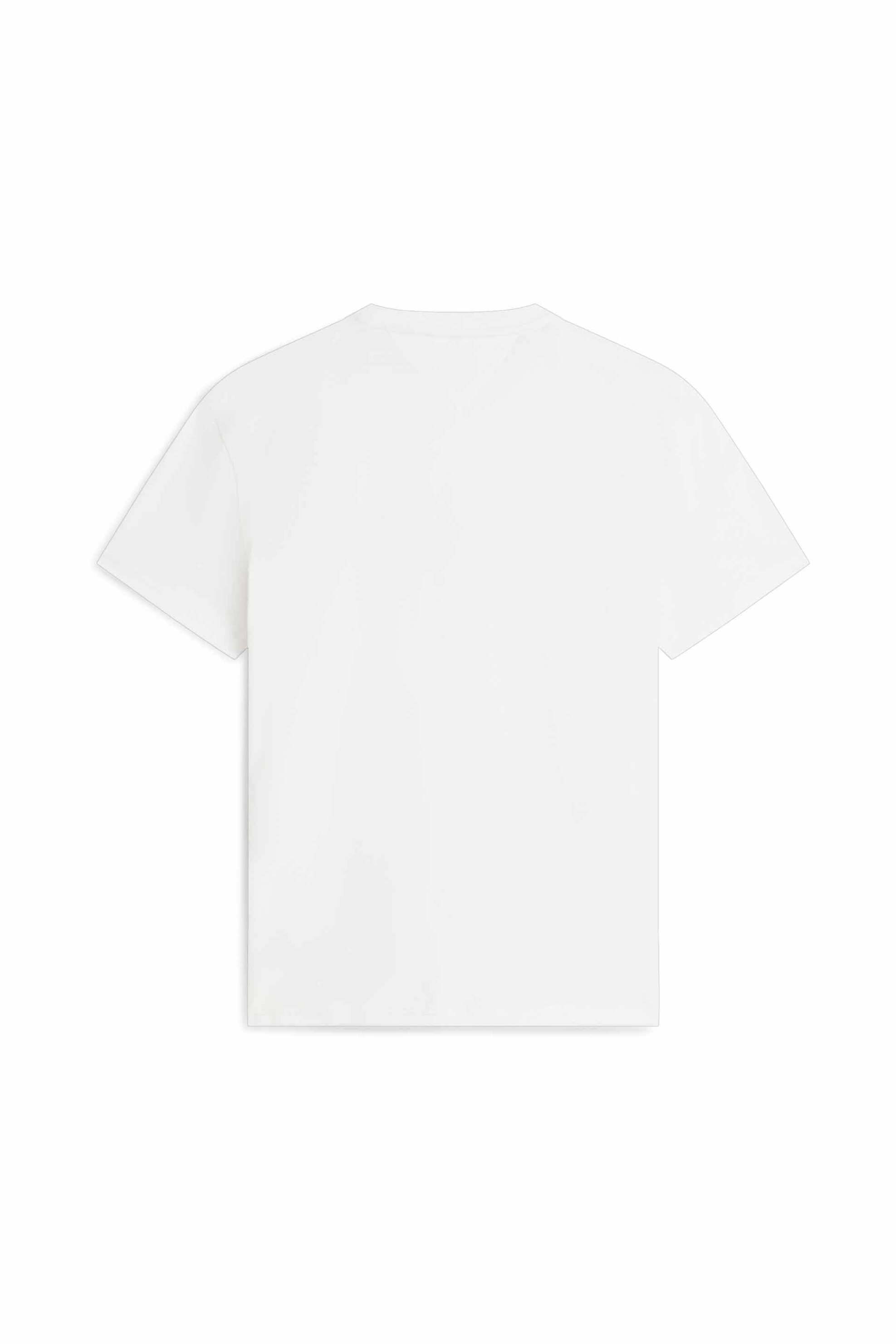 Tommy Jeans Ανδρικό T-Shirt με Logo Print Regular Fit - Dm0Dm23406 Λευκό