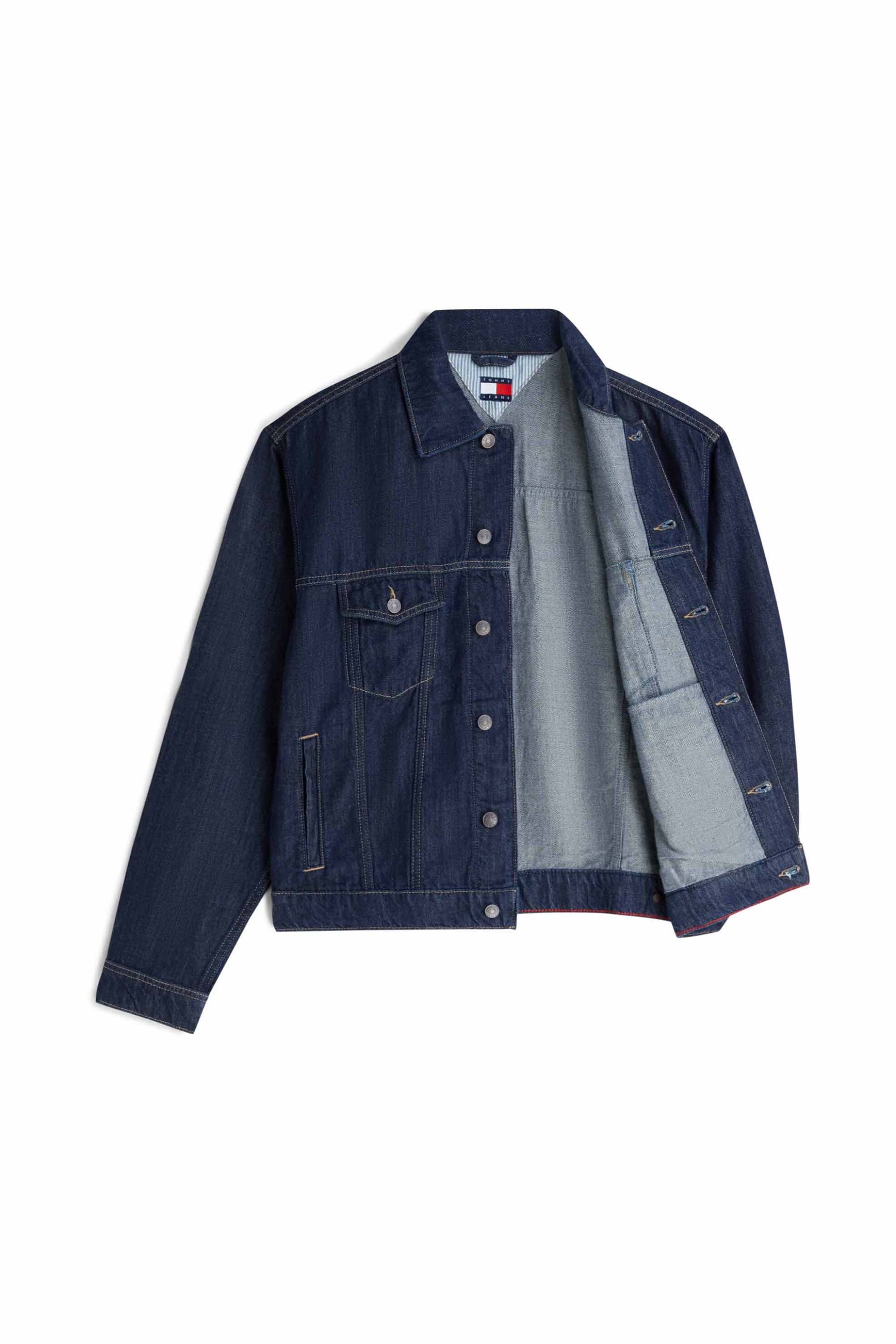 Tommy Jeans Ανδρικό Denim Jacket Relaxed Fit - Dm0Dm23328 Blue Σκούρο