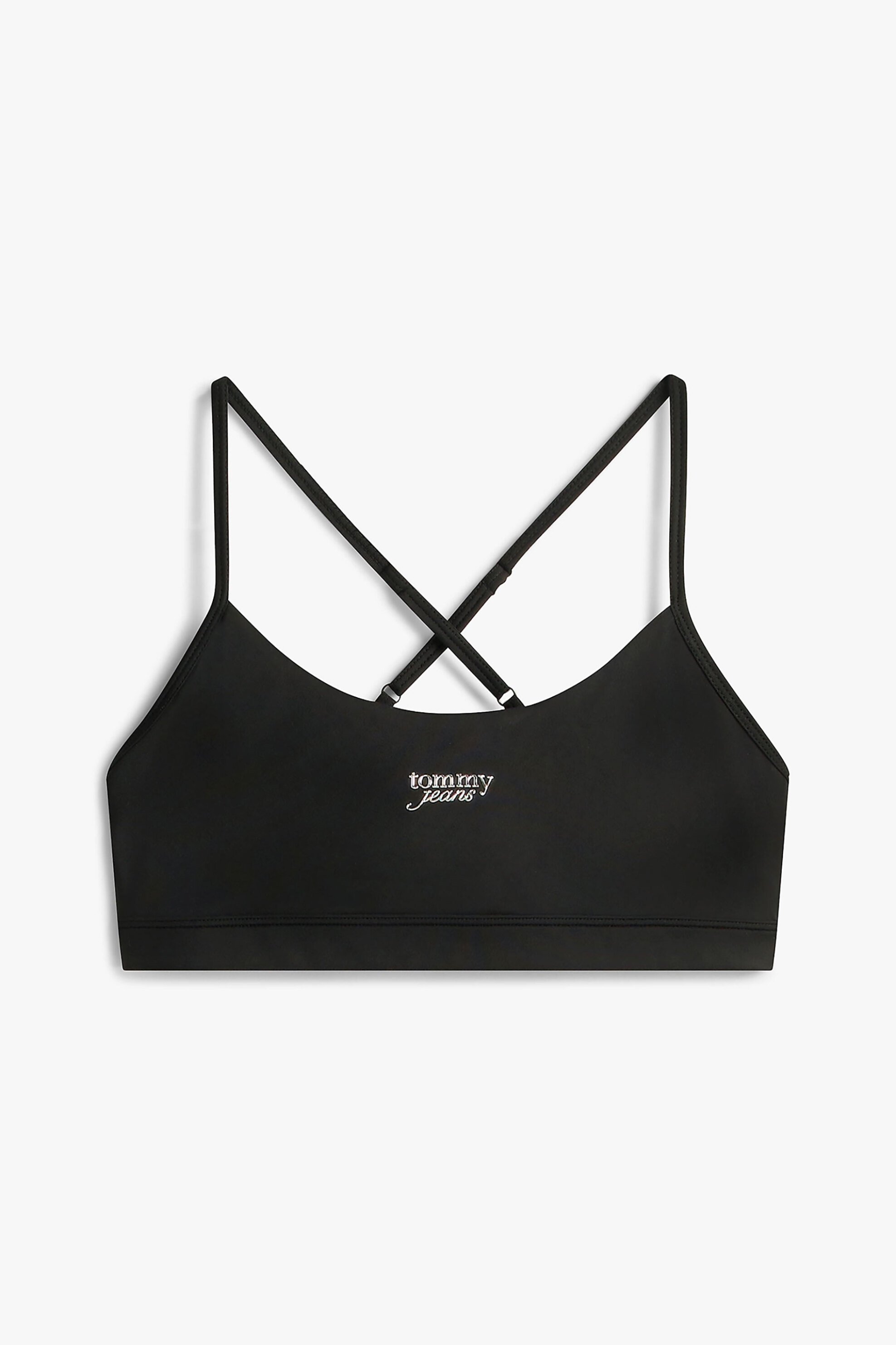 TOMMY JEANS Tommy Jeans γυναικείο μπουστάκι γυμναστικής - DW0DW22279 Μαύρο - 4