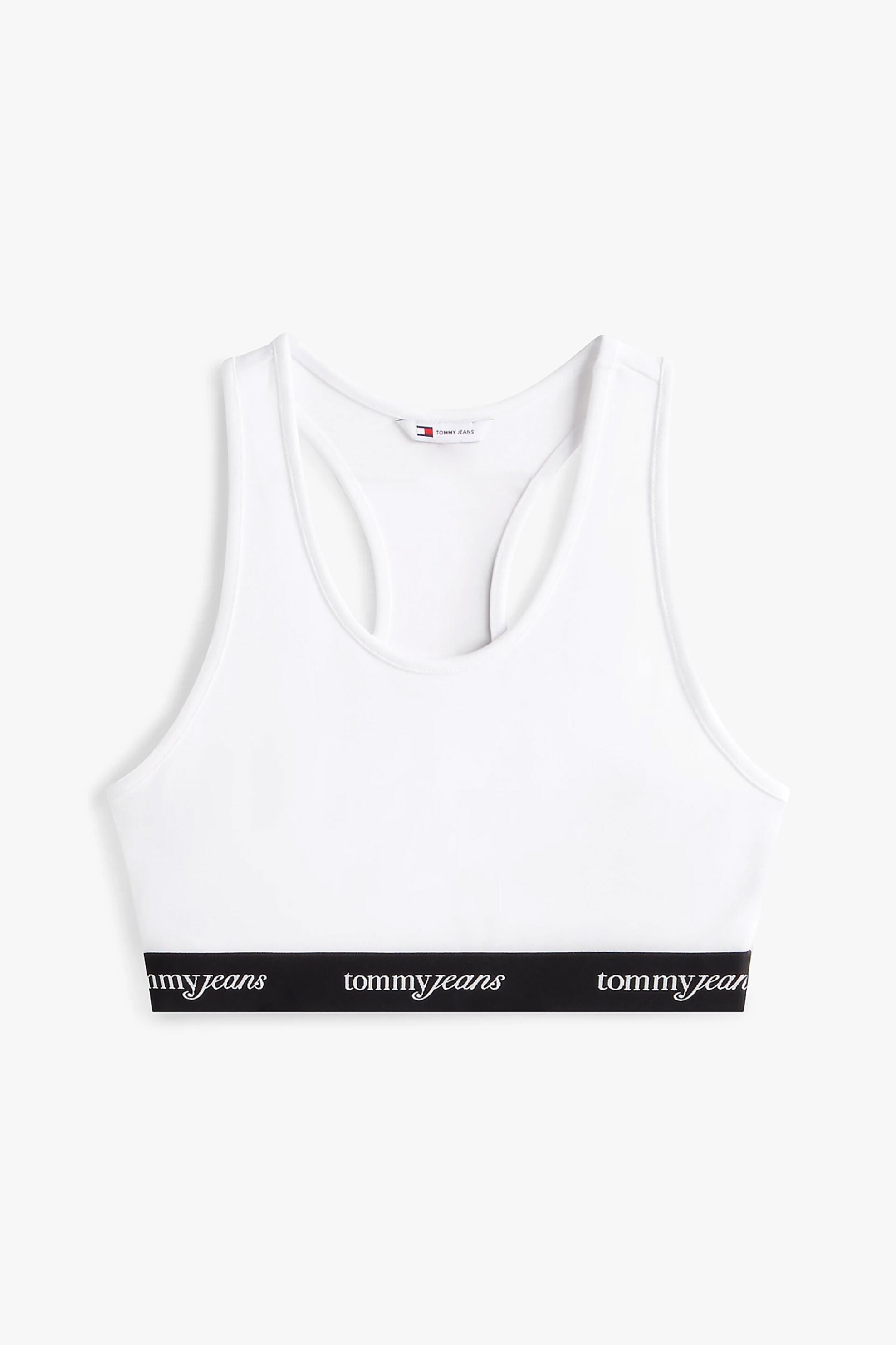 TOMMY JEANS Tommy Jeans γυναικείο μπουστάκι γυμναστικής - DW0DW22762 Λευκό - 4
