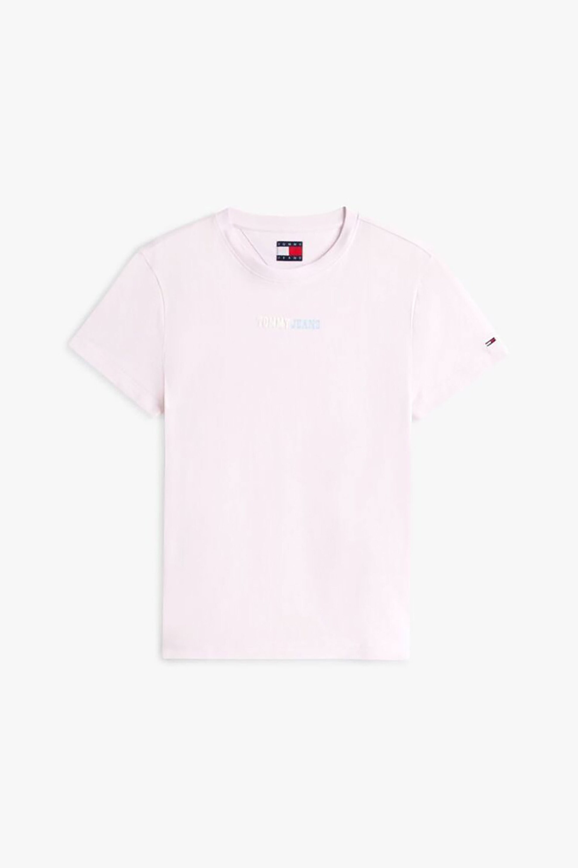 TOMMY JEANS Tommy Jeans γυναικείο T-shirt με logo print Regular Fit - DW0DW22277 Ροζ - 4
