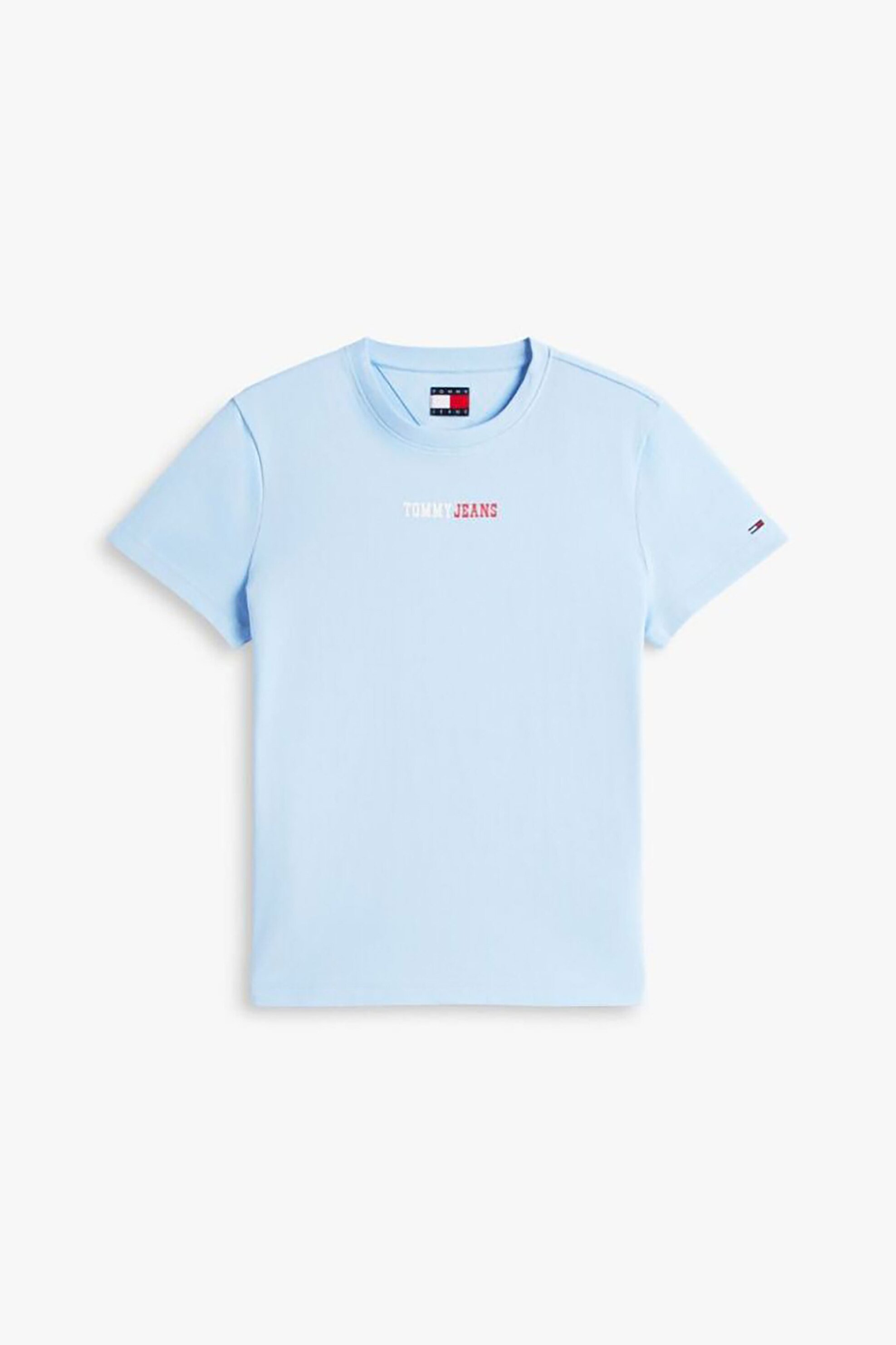 TOMMY JEANS Tommy Jeans γυναικείο T-shirt με logo print Regular Fit - DW0DW22277 Γαλάζιο - 4