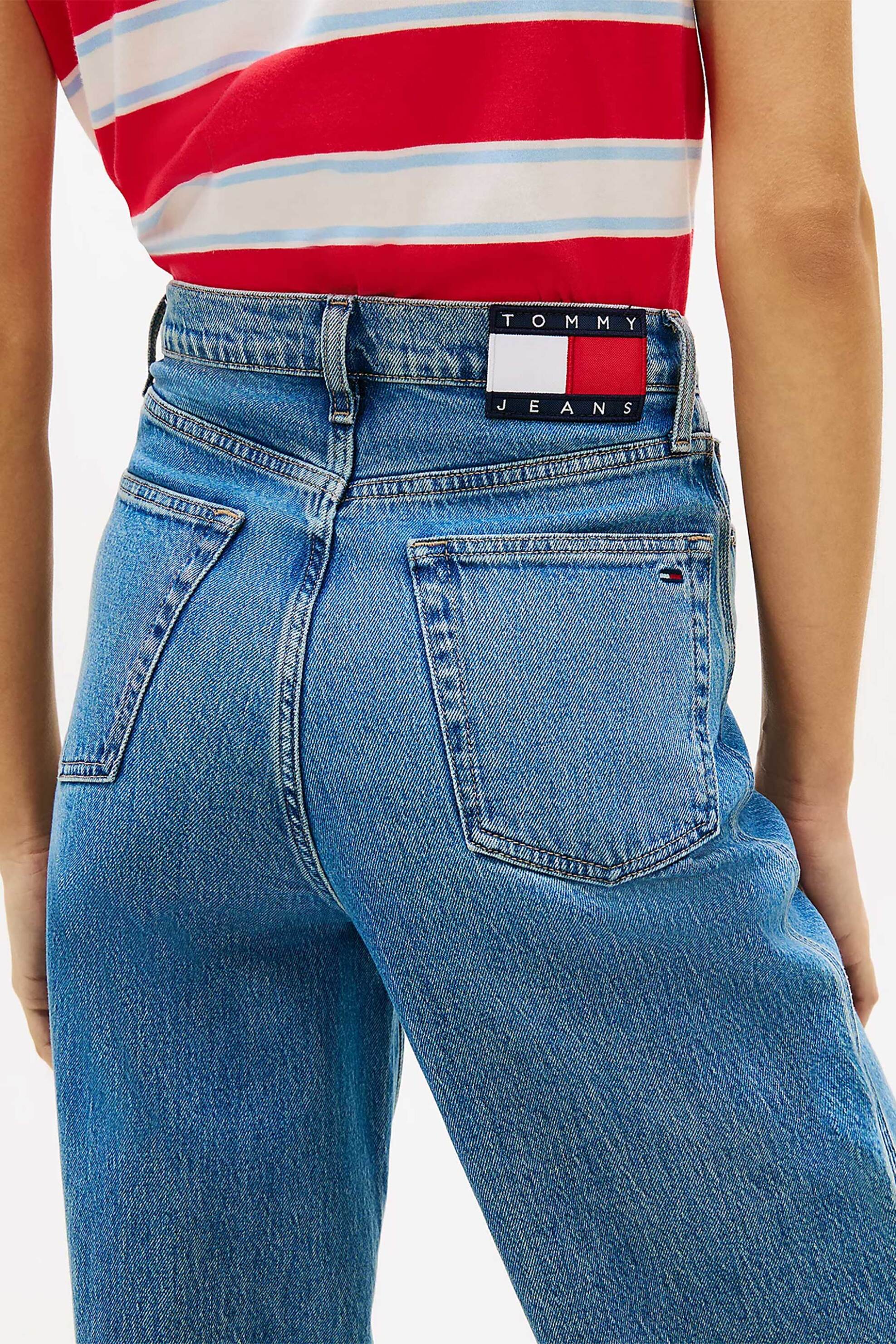 TOMMY JEANS Tommy Jeans γυναικείο τζιν παντελόνι Wide Fit "Claire" - DW0DW22641 Denim Blue - 4