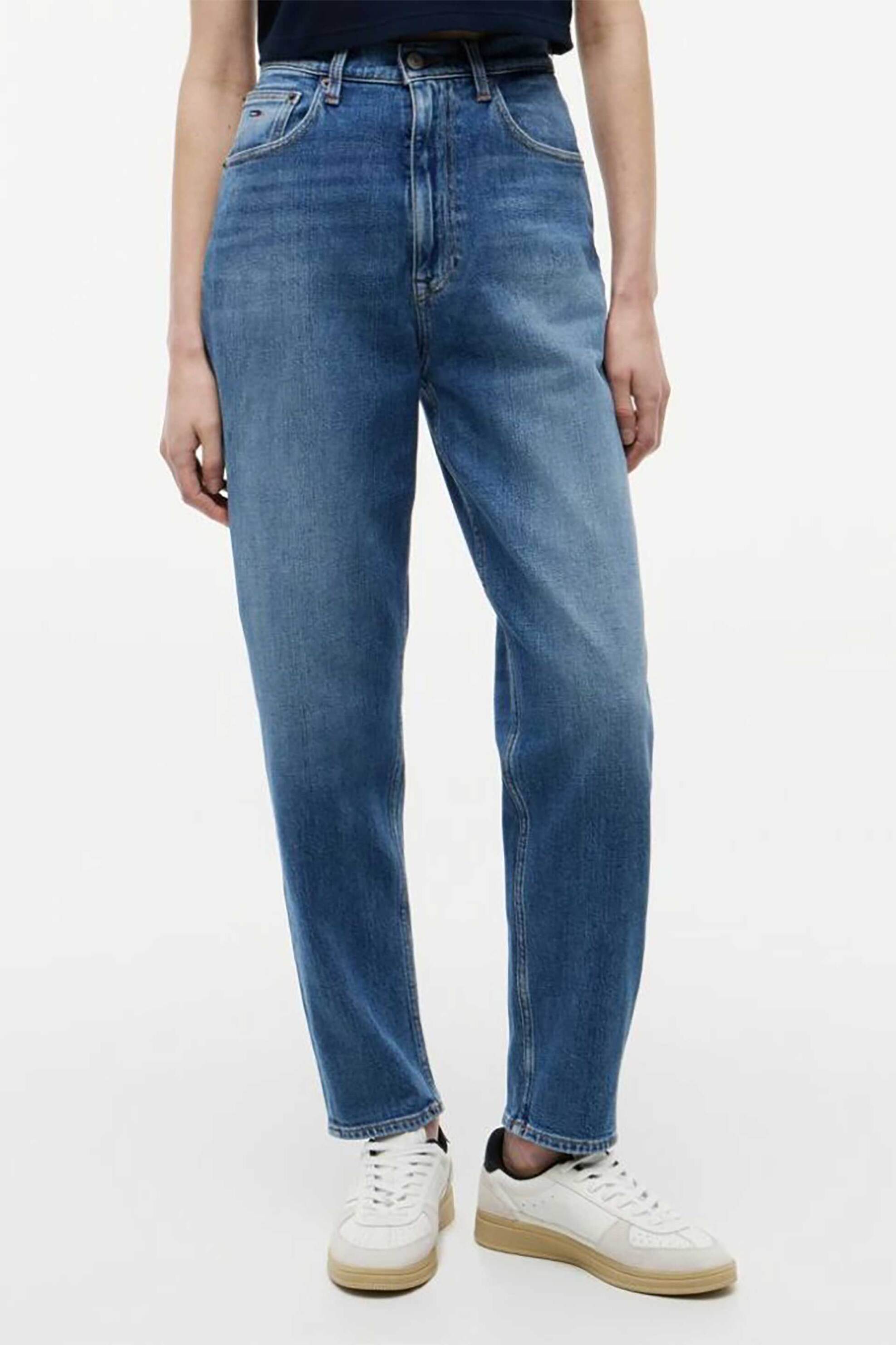 TOMMY JEANS Tommy Jeans γυναικείο τζιν παντελόνι πεντάτσεπο Mom Fit - DW0DW22994 Denim Blue - 2