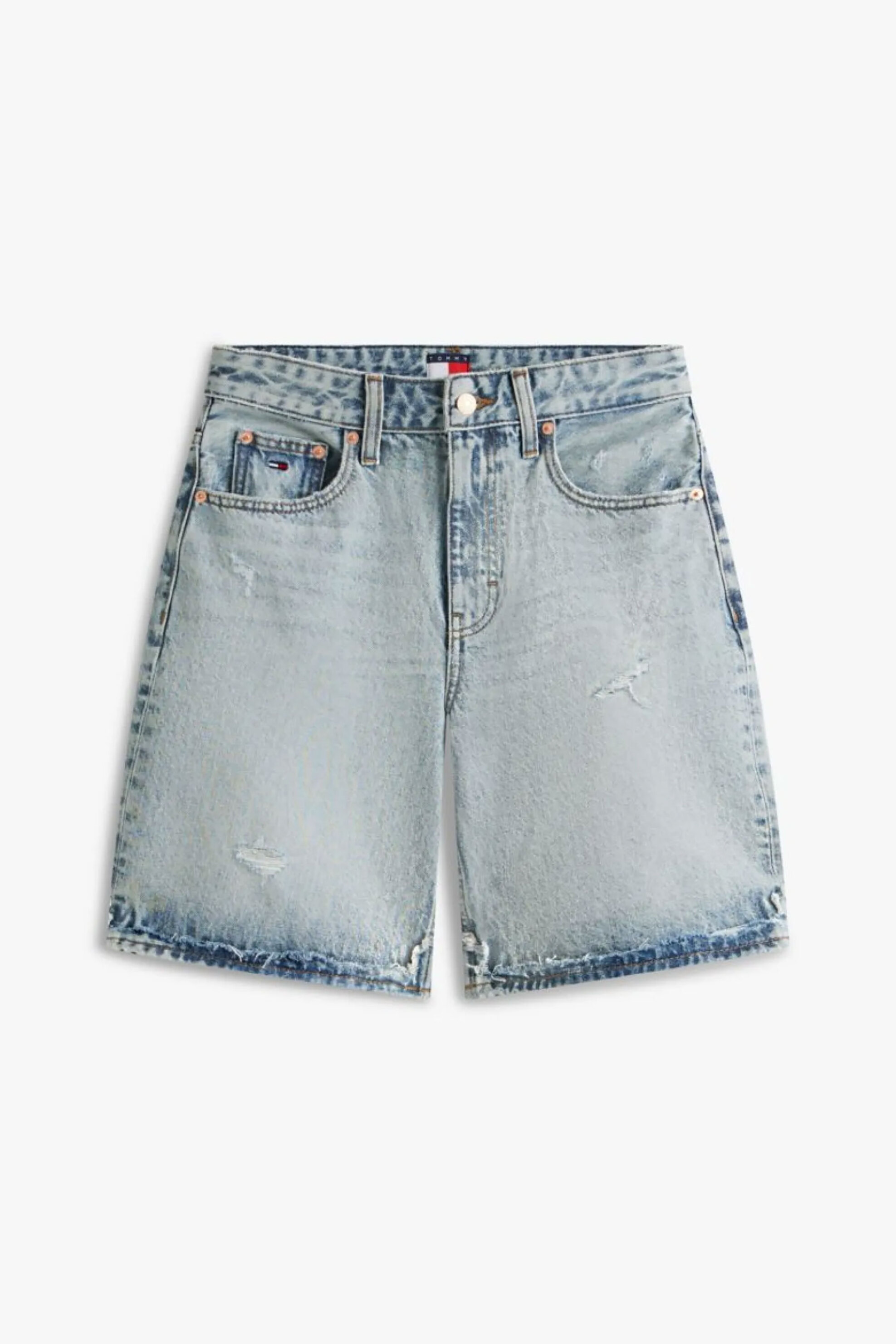 TOMMY JEANS Tommy Jeans γυνακεία βερμούδα denim Loose "Mia" - DW0DW22686 Denim Blue Ανοιχτό - 4