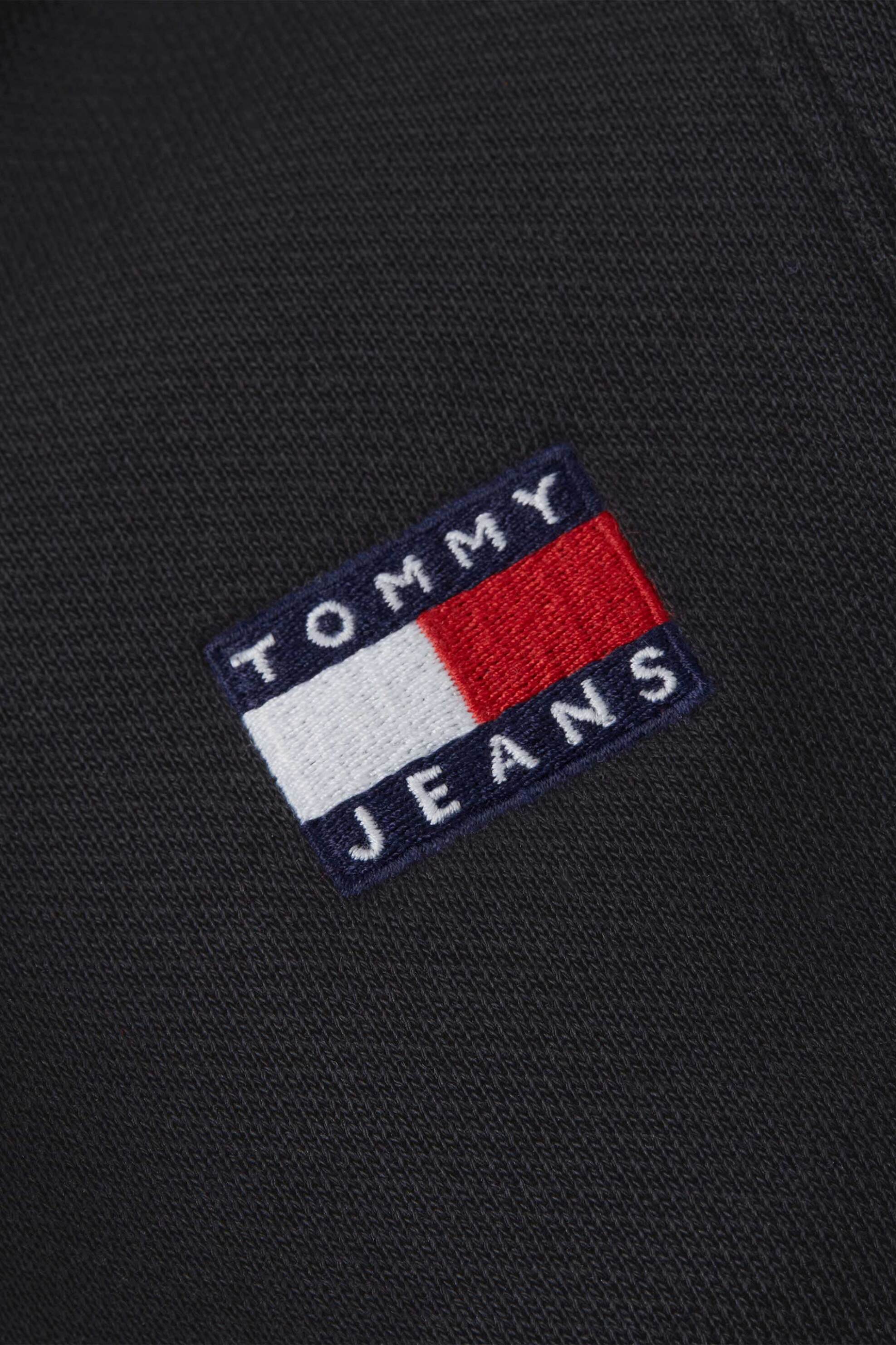 Tommy Jeans Γυναικείο Παντελόνι Φόρμας με Λάστιχο Και Κεντημένο Λογότυπο Relaxed Fit - Dw0Dw22780 Μαύρο