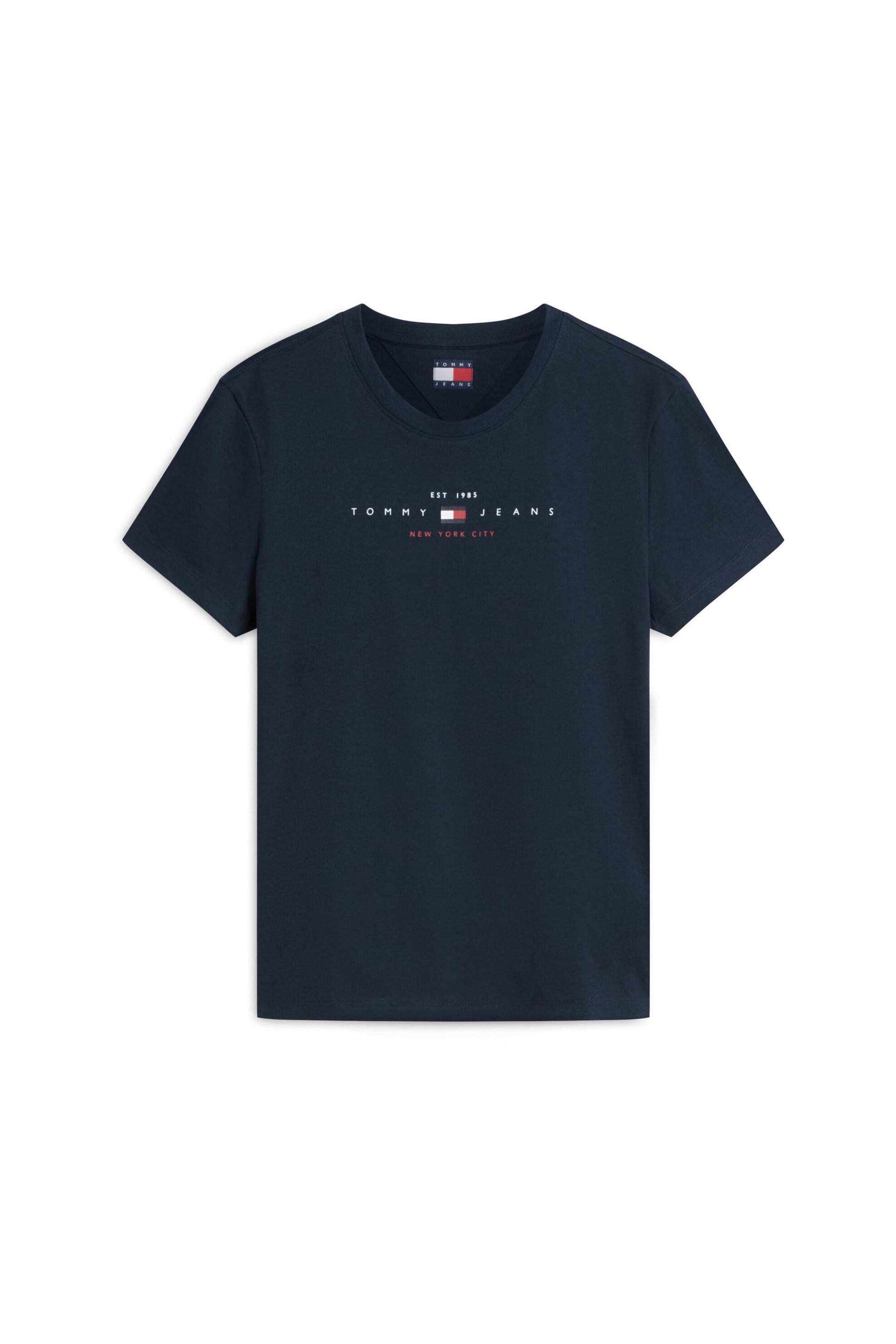 Tommy Jeans γυναικείο T-shirt με λογότυπο Regular Fit - DW0DW22789 Μπλε Σκούρο