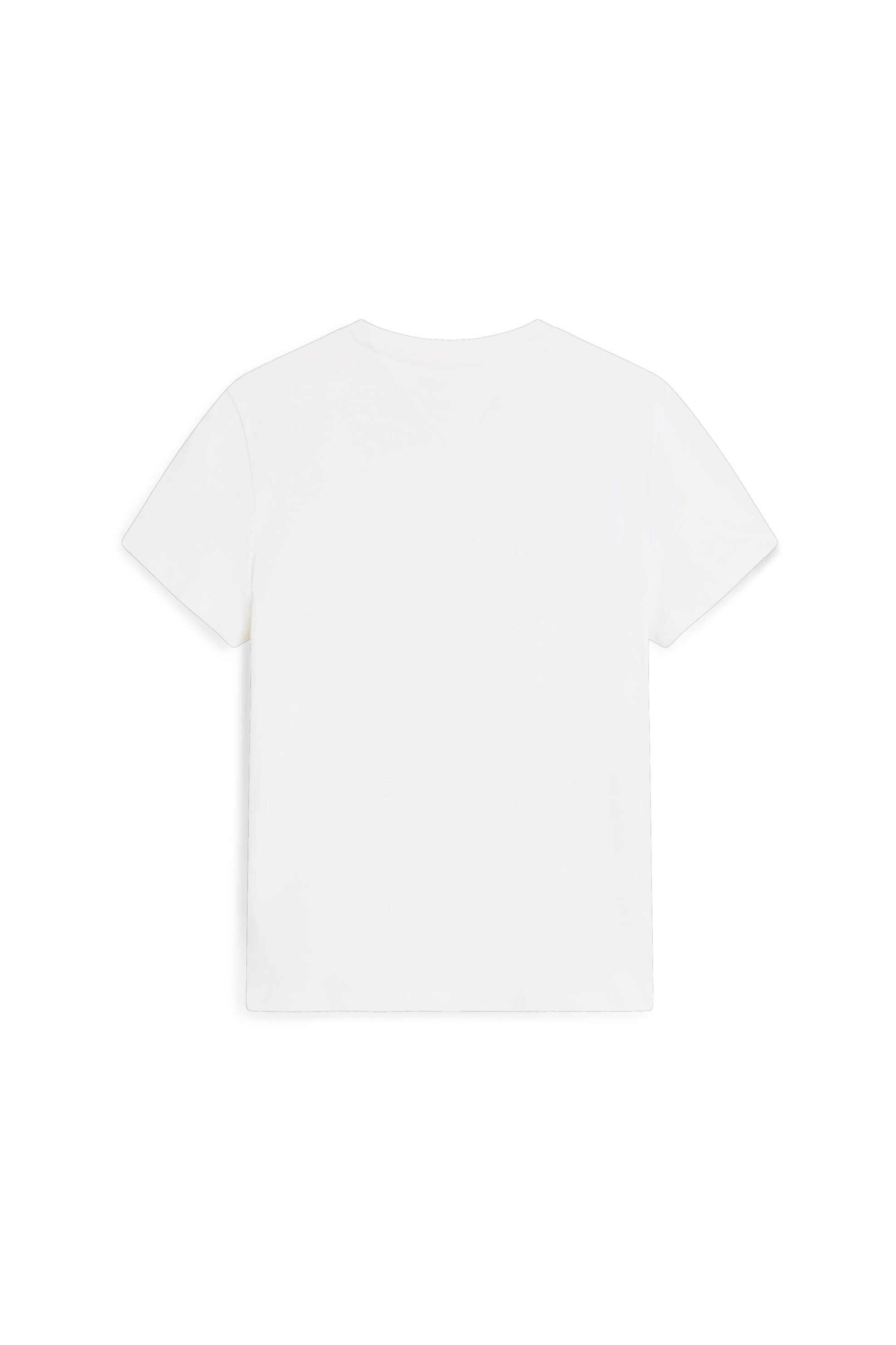 Tommy Jeans Γυναικείο T-Shirt με Λογότυπο Regular Fit - Dw0Dw22789 Λευκό