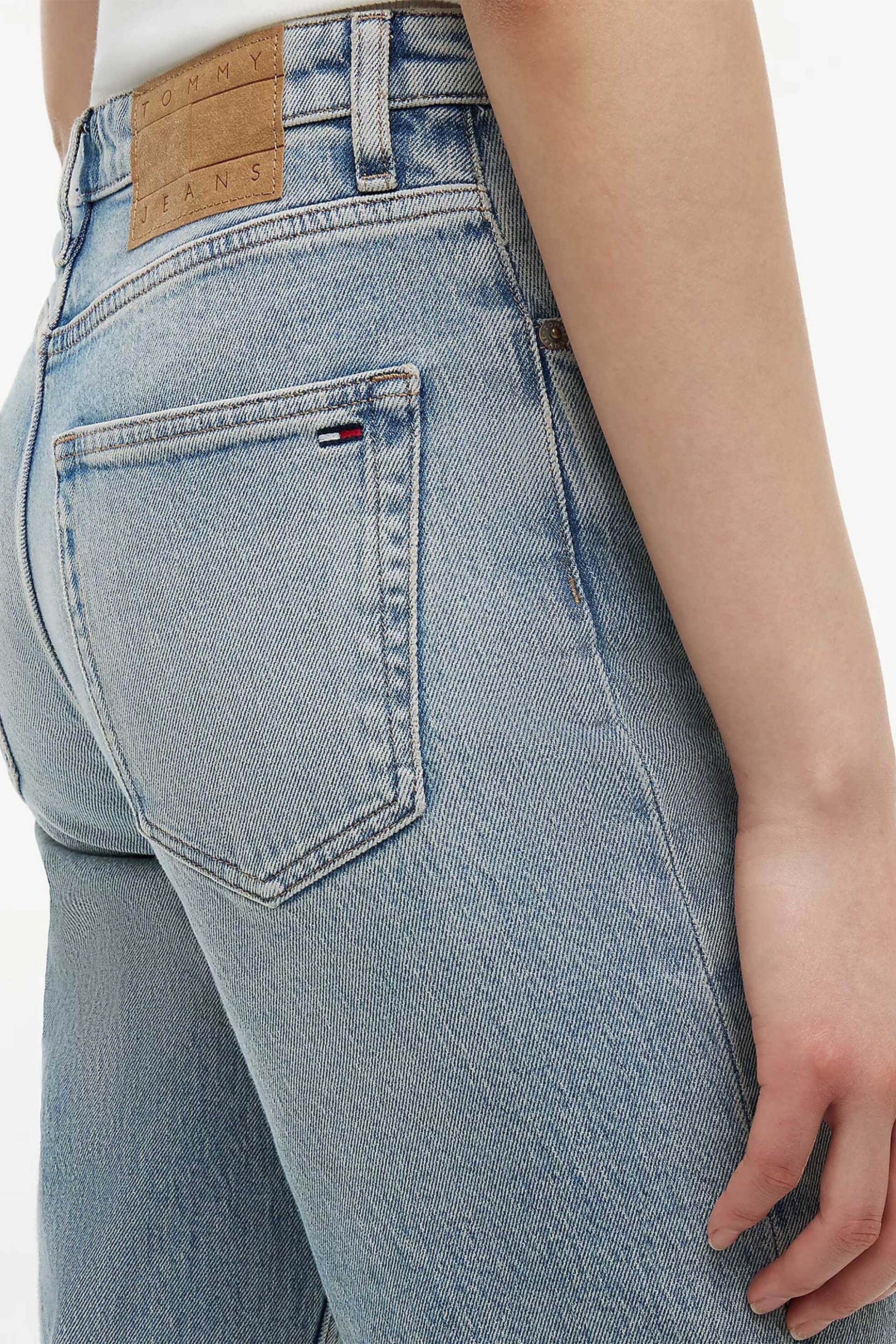 Tommy Jeans Γυναικείο Τζιν Παντελόνι Slim Fit Layla - Dw0Dw23035 Denim Blue Ανοιχτό