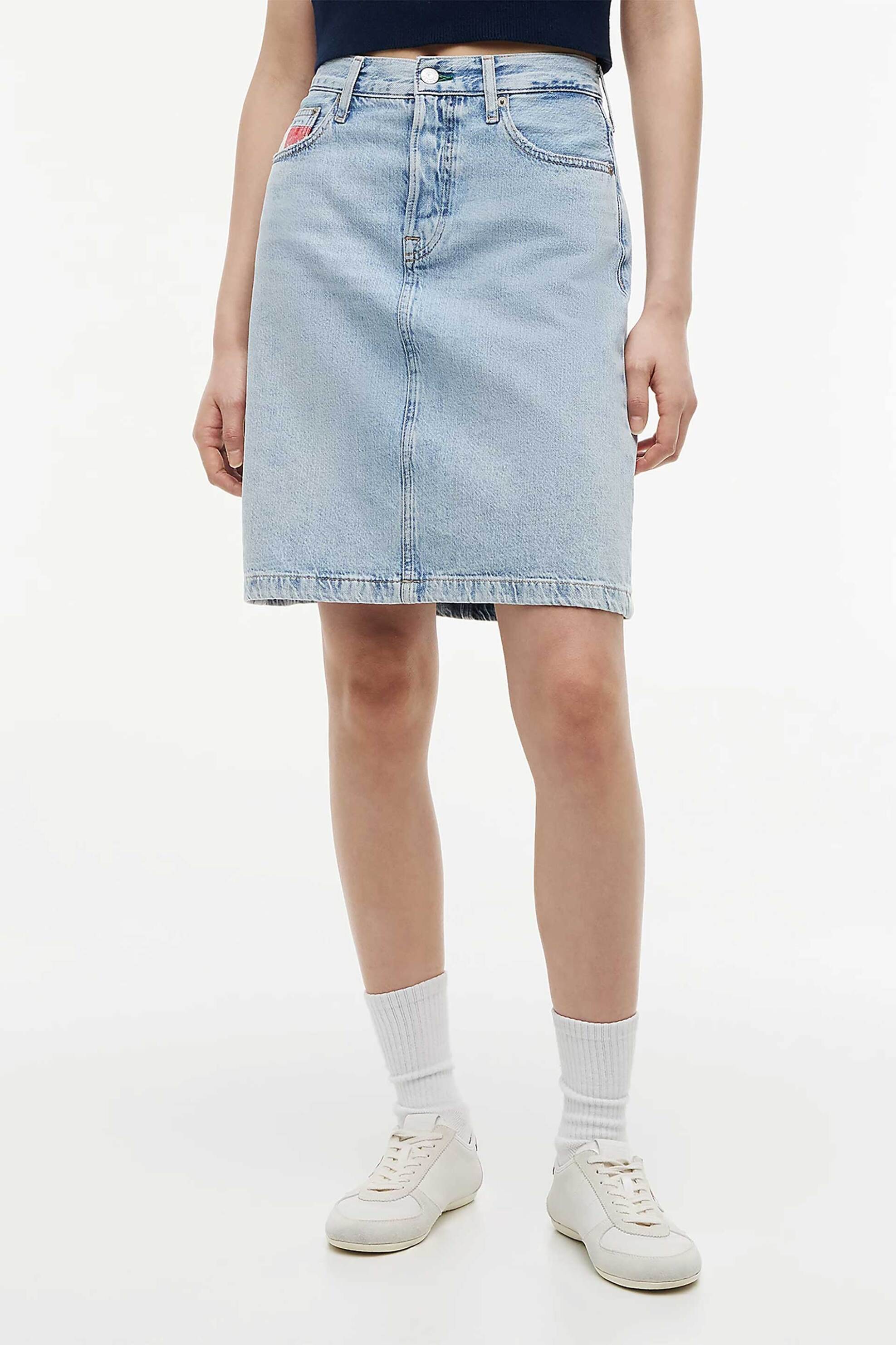Tommy Jeans mini γυναικεία denim φούστα 