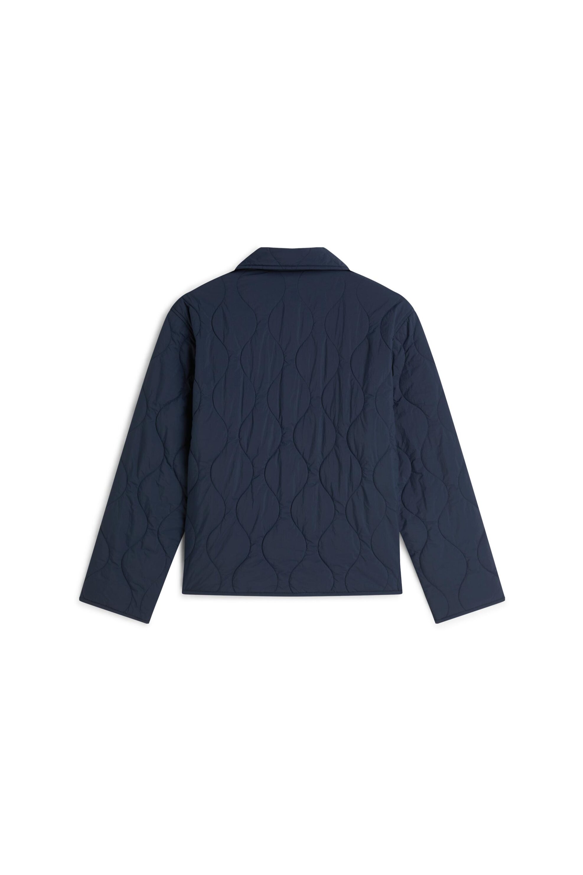 Tommy Jeans Γυναικείο Αδιάβροχο Jacket Καπιτονέ με Λογότυπο Relaxed Fit - Dw0Dw22909 Μπλε Σκούρο