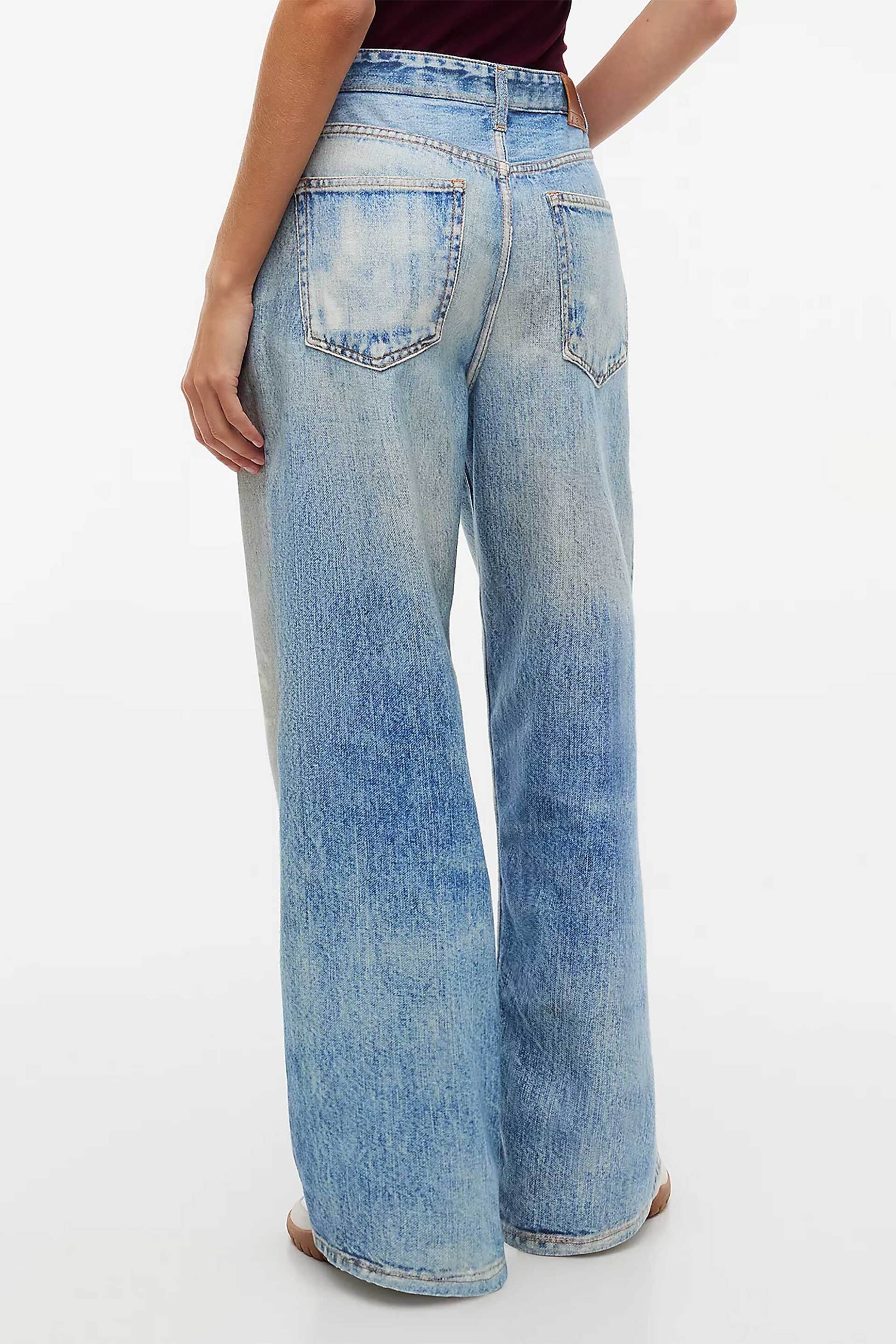 TOMMY JEANS Tommy Jeans γυναικείο τζιν παντελόνι πεντάτσεπο Loose Wide Fit - DW0DW23466 Denim Blue - 3
