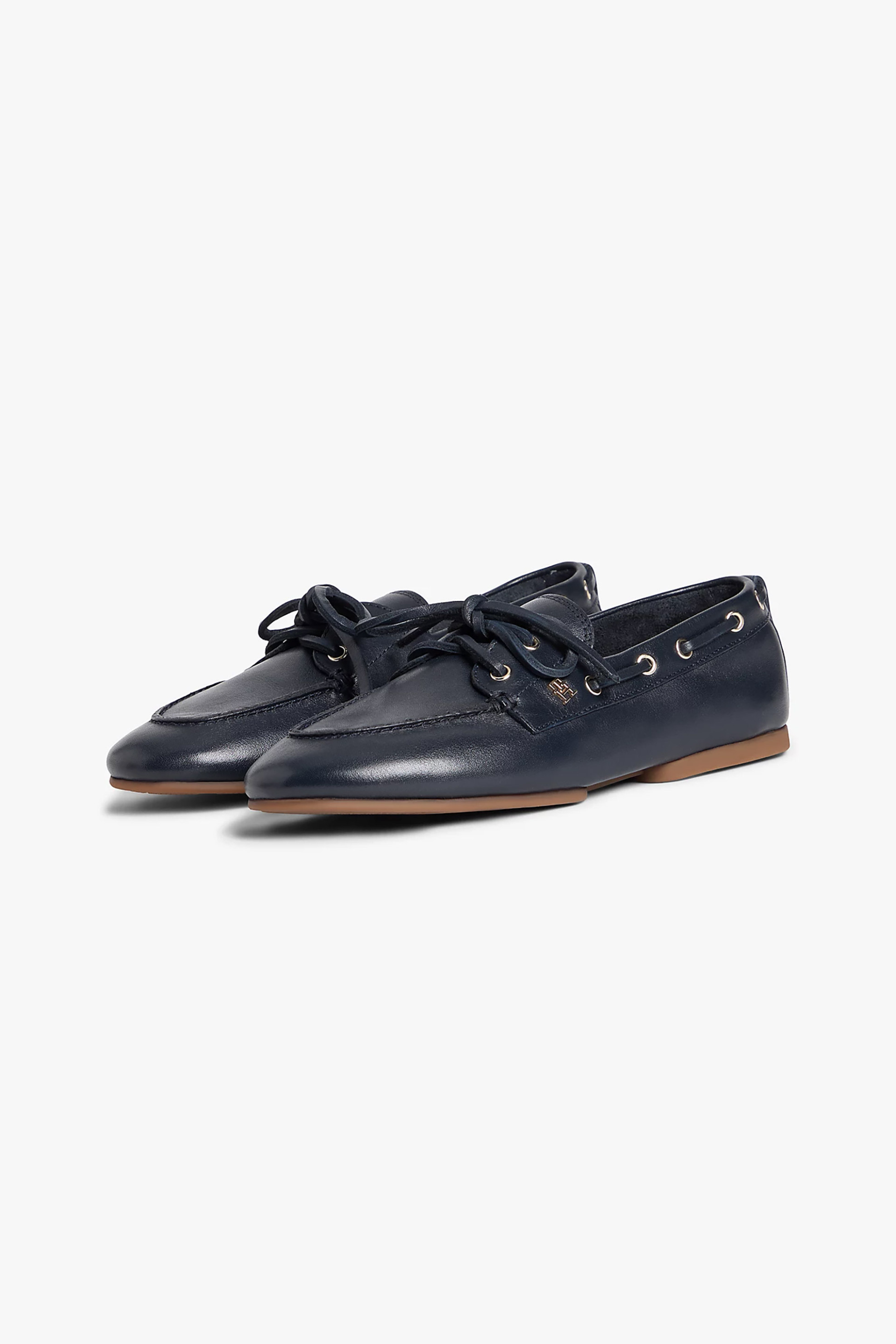 TOMMY HILFIGER Tommy Hilfiger γυναικεία μοκασίνια με ανάγλυφο monogram - FW0FW09148 Μπλε Σκούρο - 2