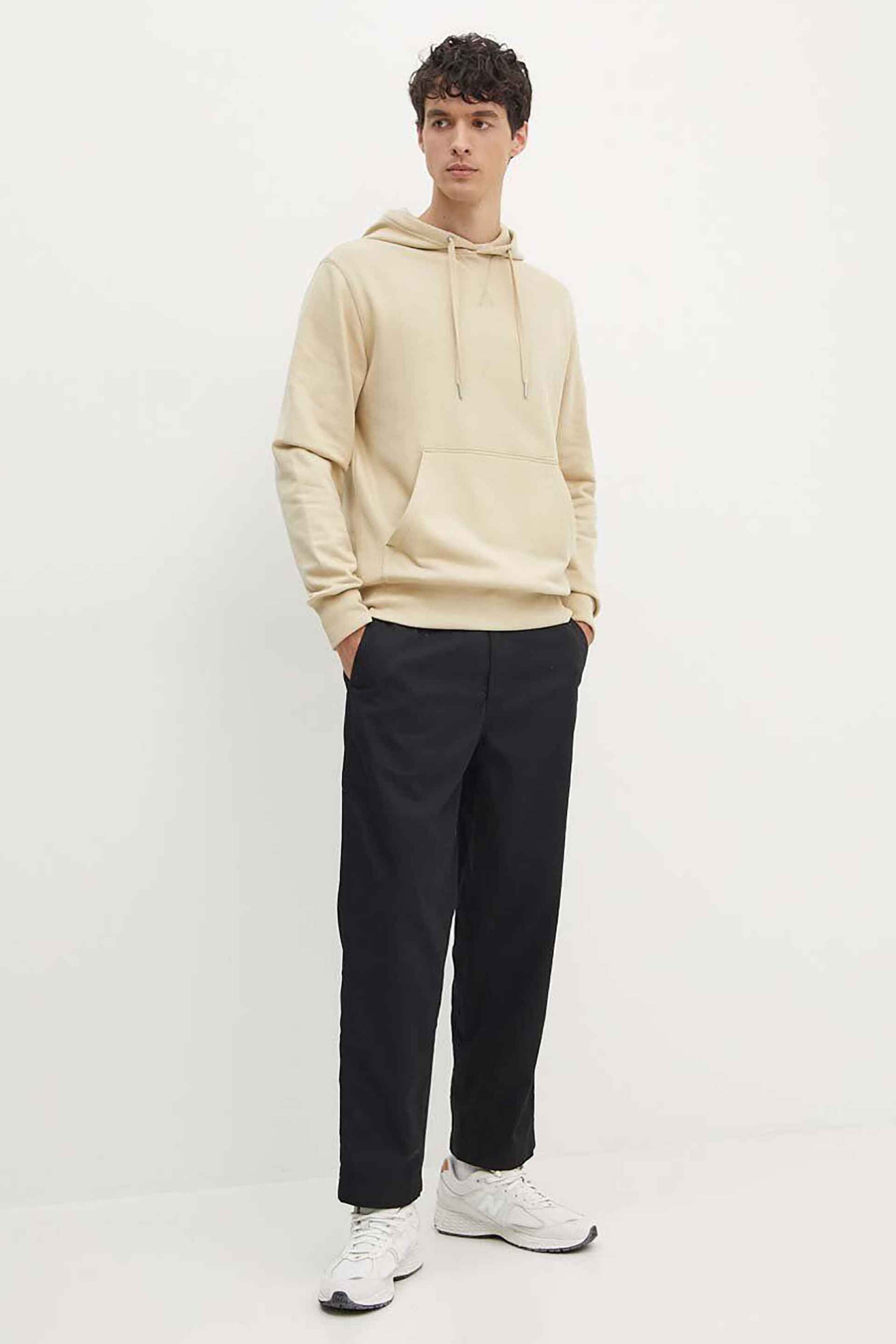 CK Jeans ανδρικό παντελόνι σε ίσια γραμμή με κεντητό μονόγραμμα - J30J326822 Μαύρο