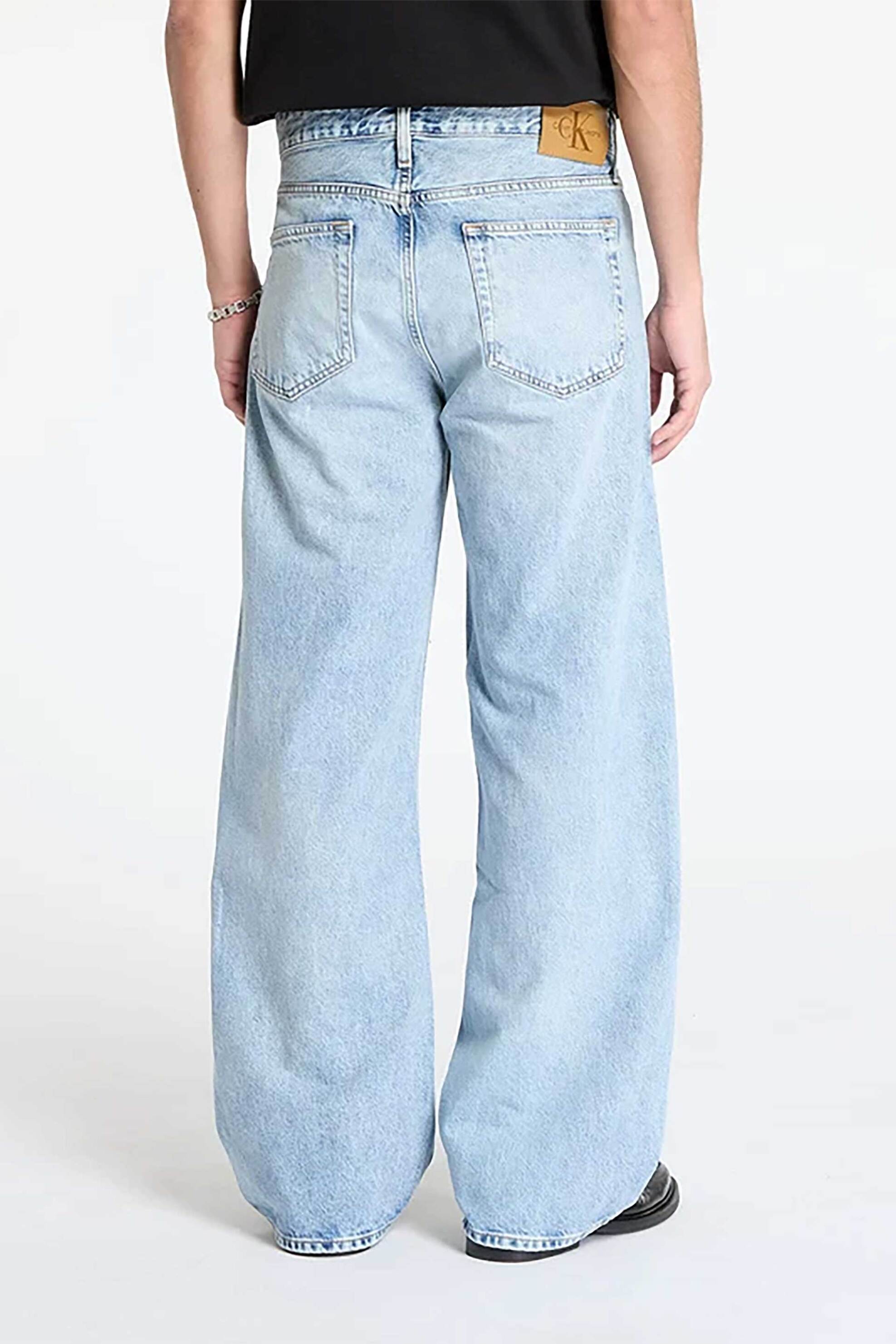 Calvin Klein Jeans Ανδρικό Τζιν Παντελόνι Παντάτσεπο Loose Fit - J30J327019 Denim Blue Ανοιχτό