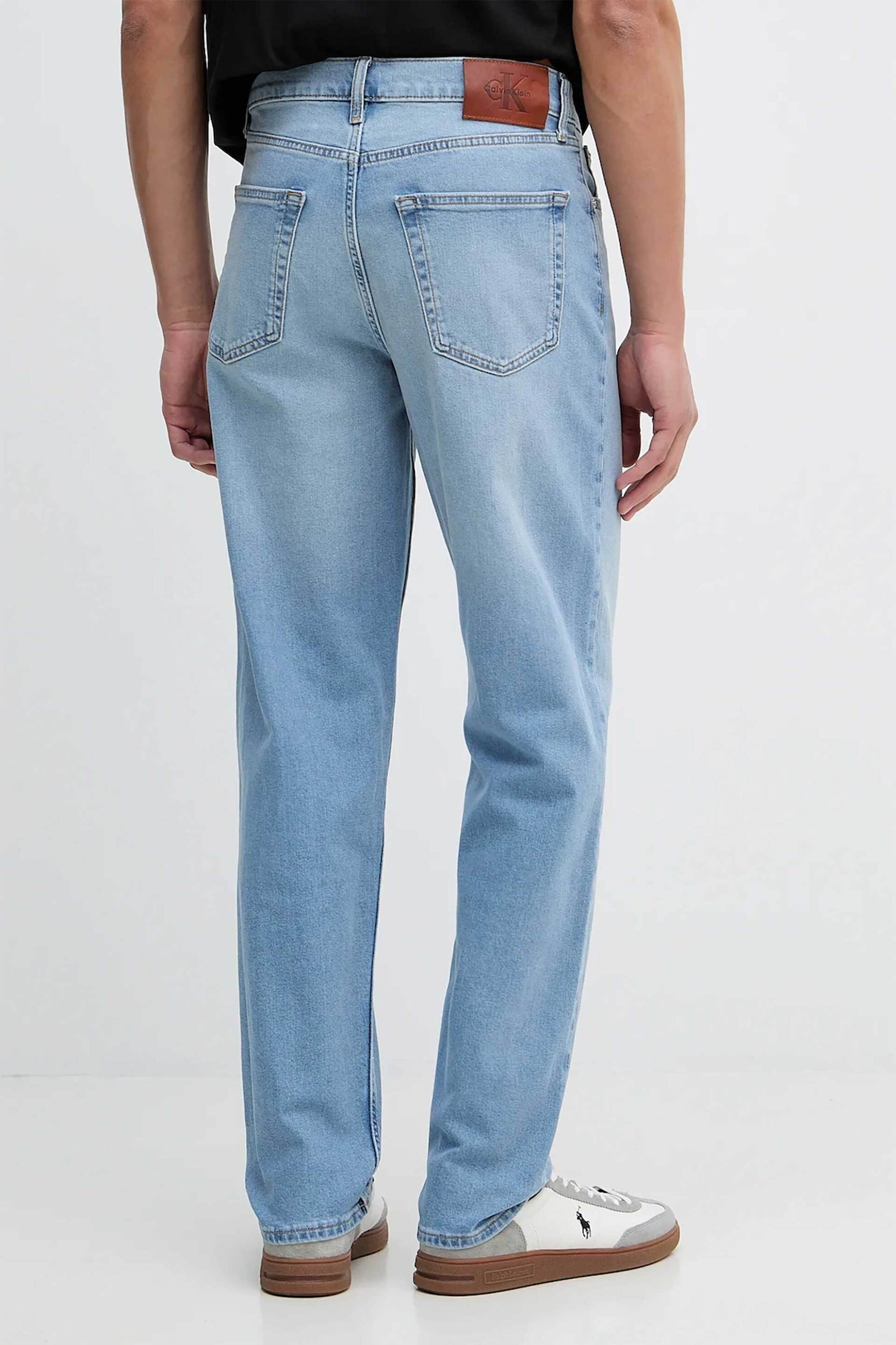 Calvin Klein Jeans Ανδρικό Τζιν Παντελόνι Πεντάτσεπο Tapered Fit 90S - Lv04Re785G Denim Blue Ανοιχτό
