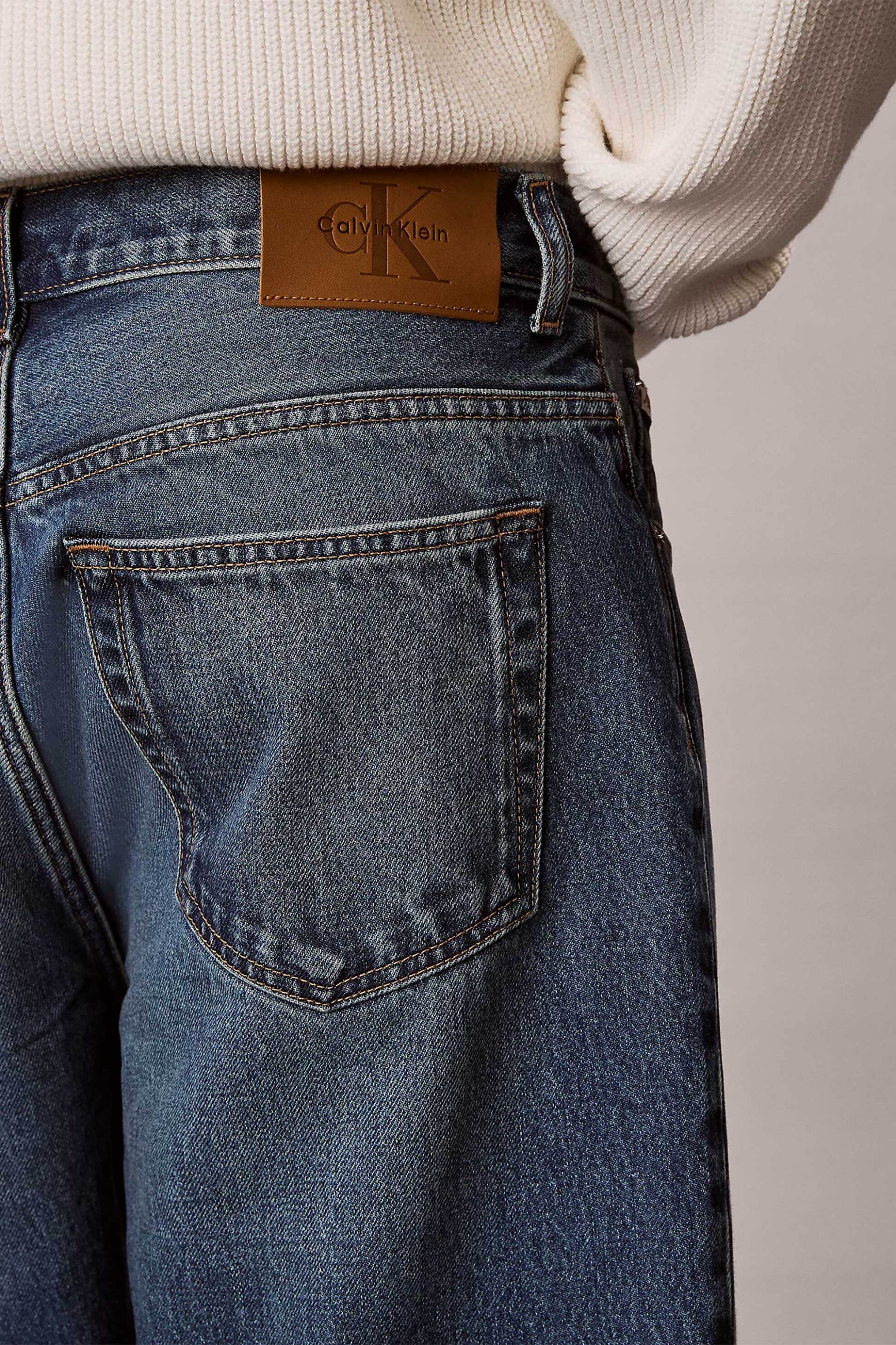 Calvin Klein Jeans Ανδρική Βερμούδα Denim Relaxed Fit - Lv04Rf793G Blue