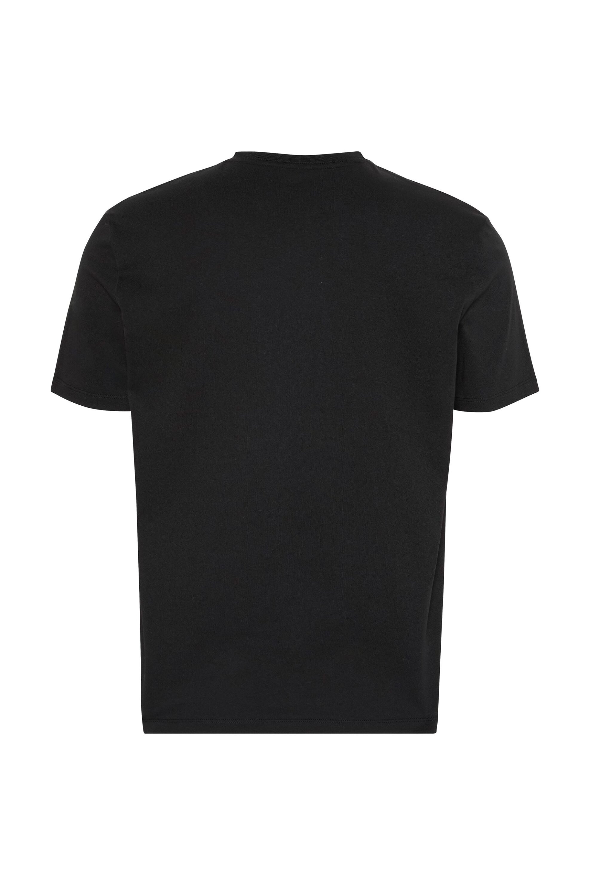 Calvin Klein Jeans Ανδρικό T-Shirt με Graphic Logo Print Regular Fit - Lv04Rg807G Μαύρο