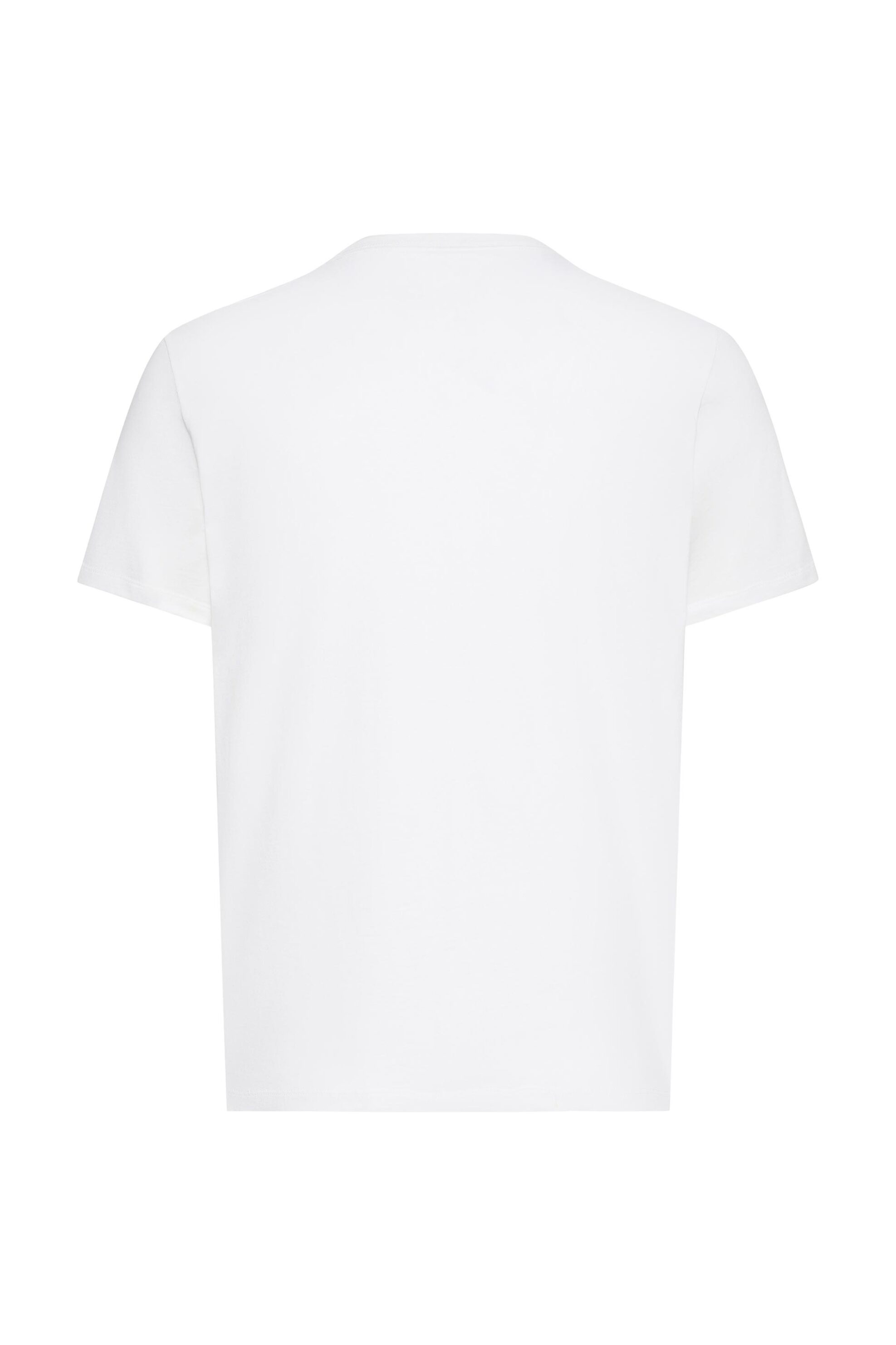 Calvin Klein Jeans Ανδρικό T-Shirt με Graphic Logo Print Regular Fit - Lv04Rg837G Λευκό