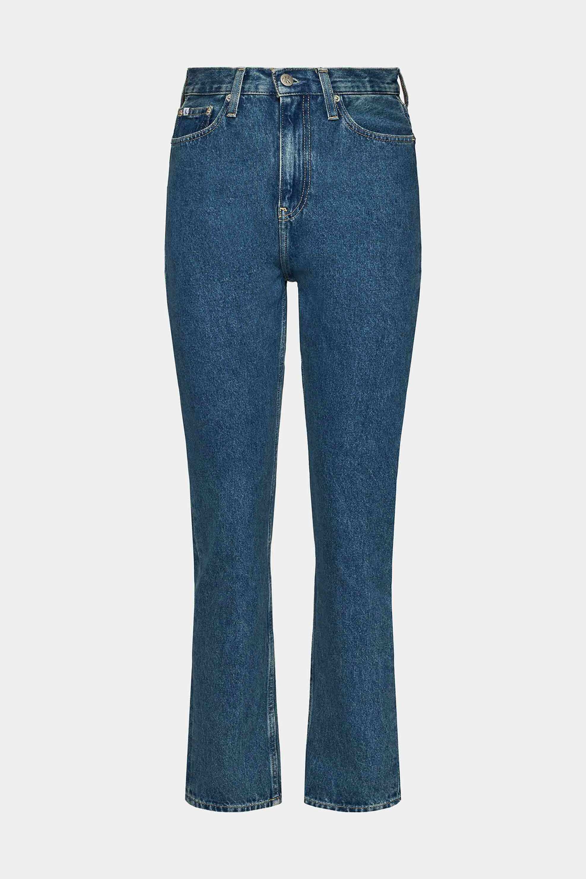 CALVIN KLEIN JEANS CK Jeans γυναικείο τζην παντελόνι Straight Fit - J20J222443 Denim Blue