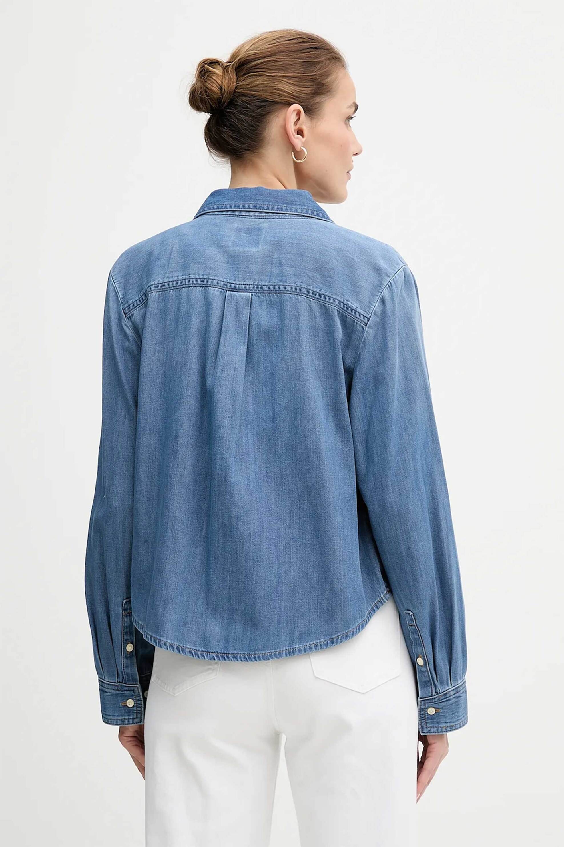 Calvin Klein Jeans Γυναικείο Denim Πουκάμισο Relaxed Fit - Lv047E902G Blue
