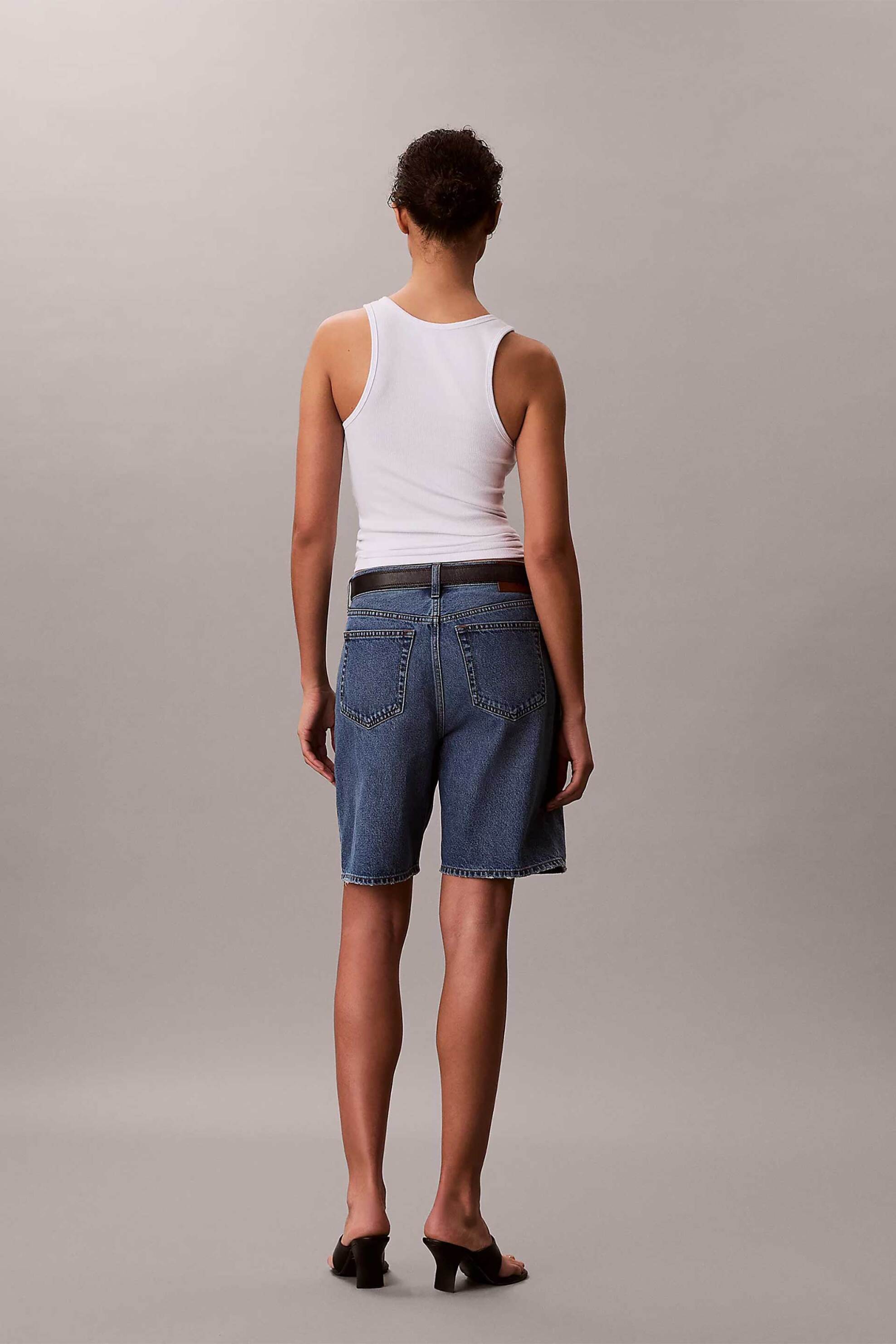 Calvin Klein Jeans Γυναικεία Denim Βερμούδα - Lv047F674G Blue