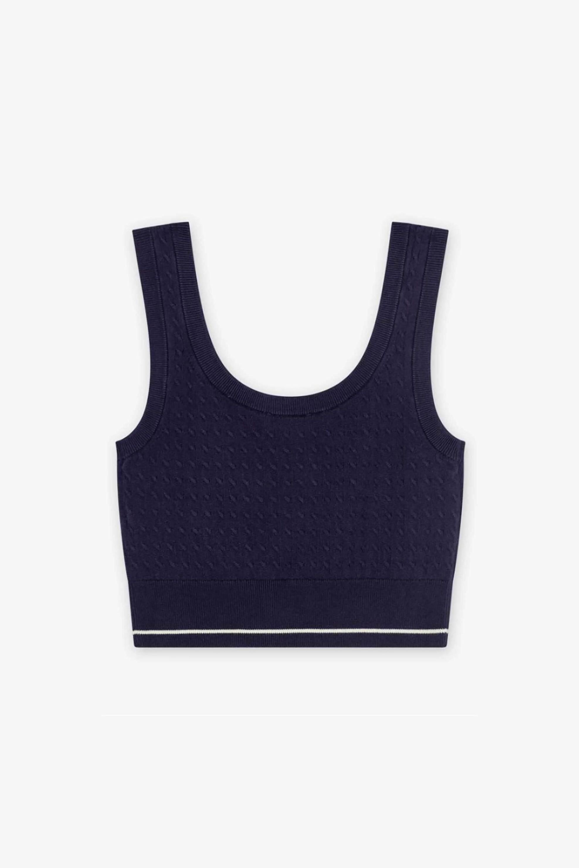 Calvin Klein Jeans Γυναικείο Αθλητικό Μπουστάκι με Λογότυπο Regular Fit - Lv047F319G Μπλε Σκούρο