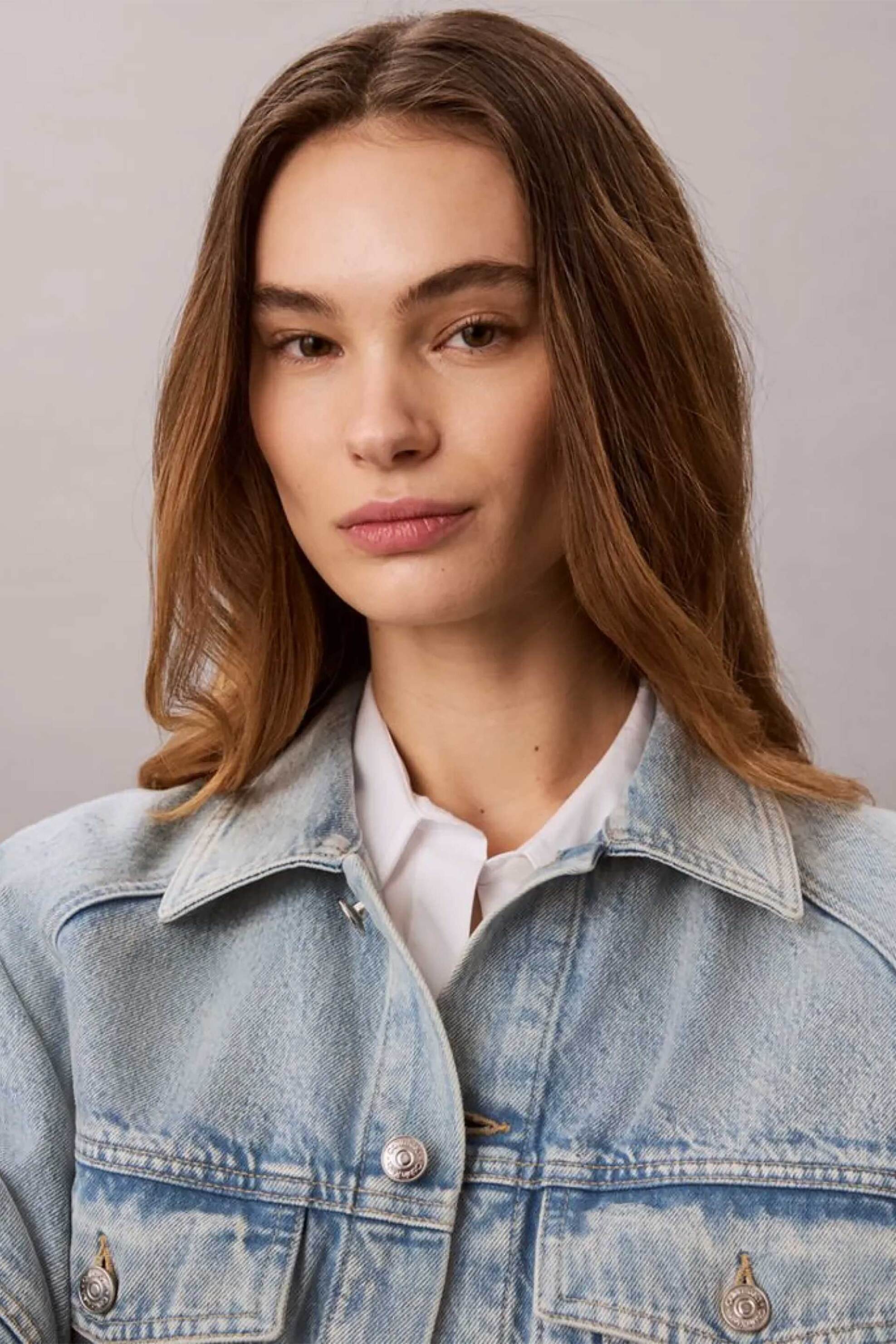 CALVIN KLEIN JEANS Calvin Klein Jeans γυναικείο denim jacket Boxy Fit - LV047G726G Denim Blue Ανοιχτό - 2